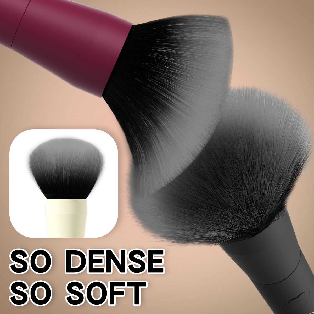 (Red) Brush Vibrator Sex Toys For Women Portable Masturbator Adult Toy Breast Teasing Vibrating Wand Clitoral Stimulator