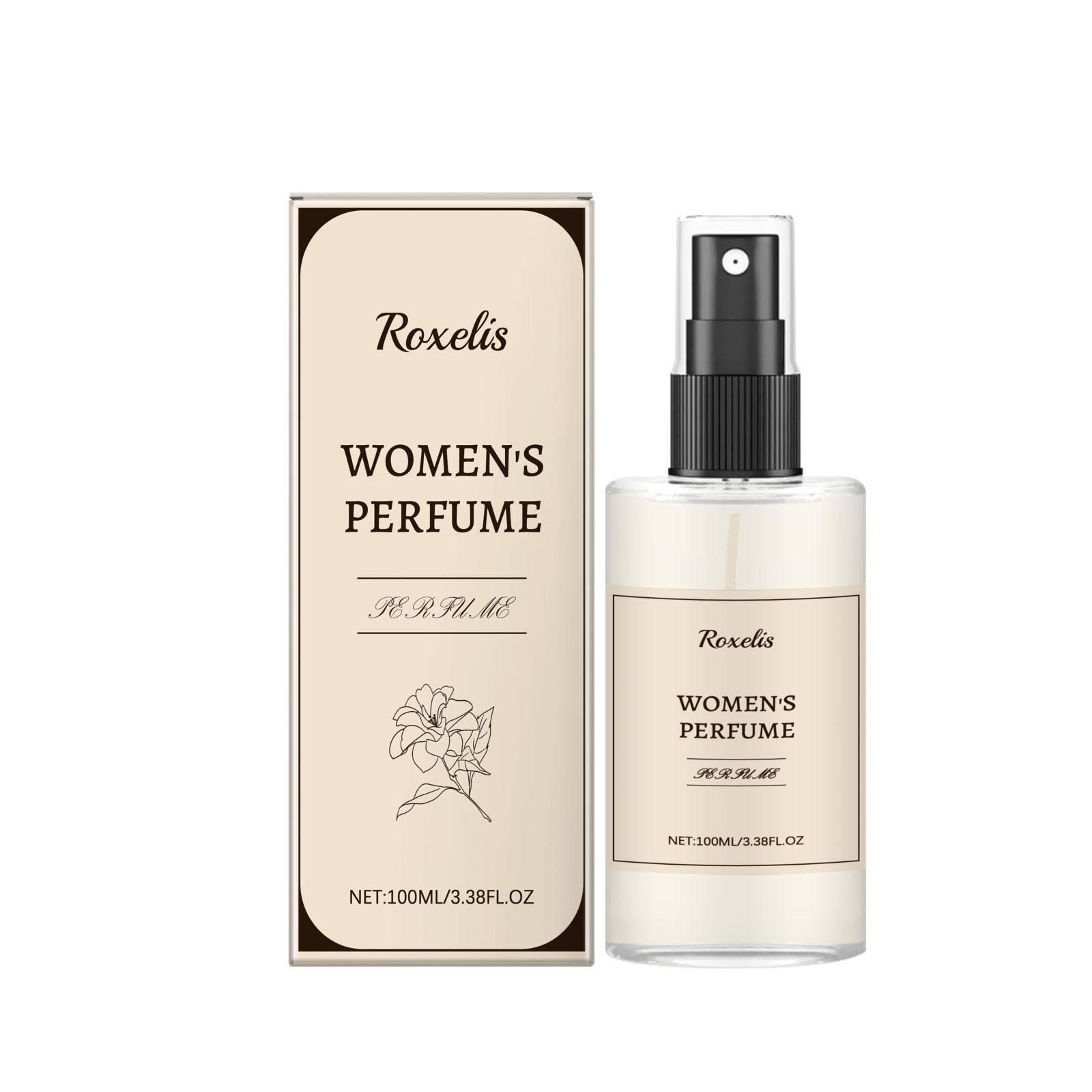 Women Floral Charm Perfume Jasmine Fresh Long Lasting Portable For Daily Wear