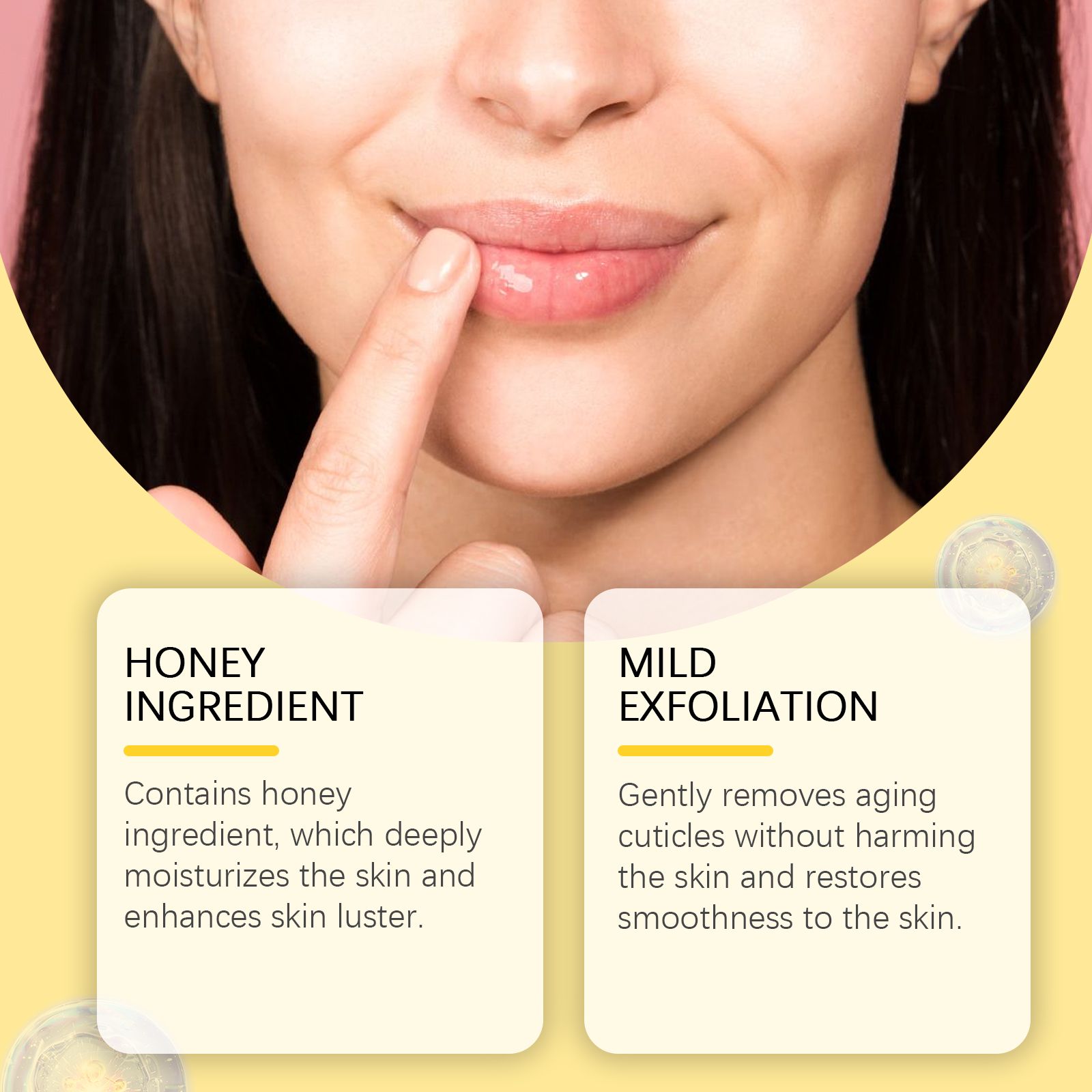Honey Moisturizing Exfoliating Set With Lip Mask Face Mask And Hand Mask