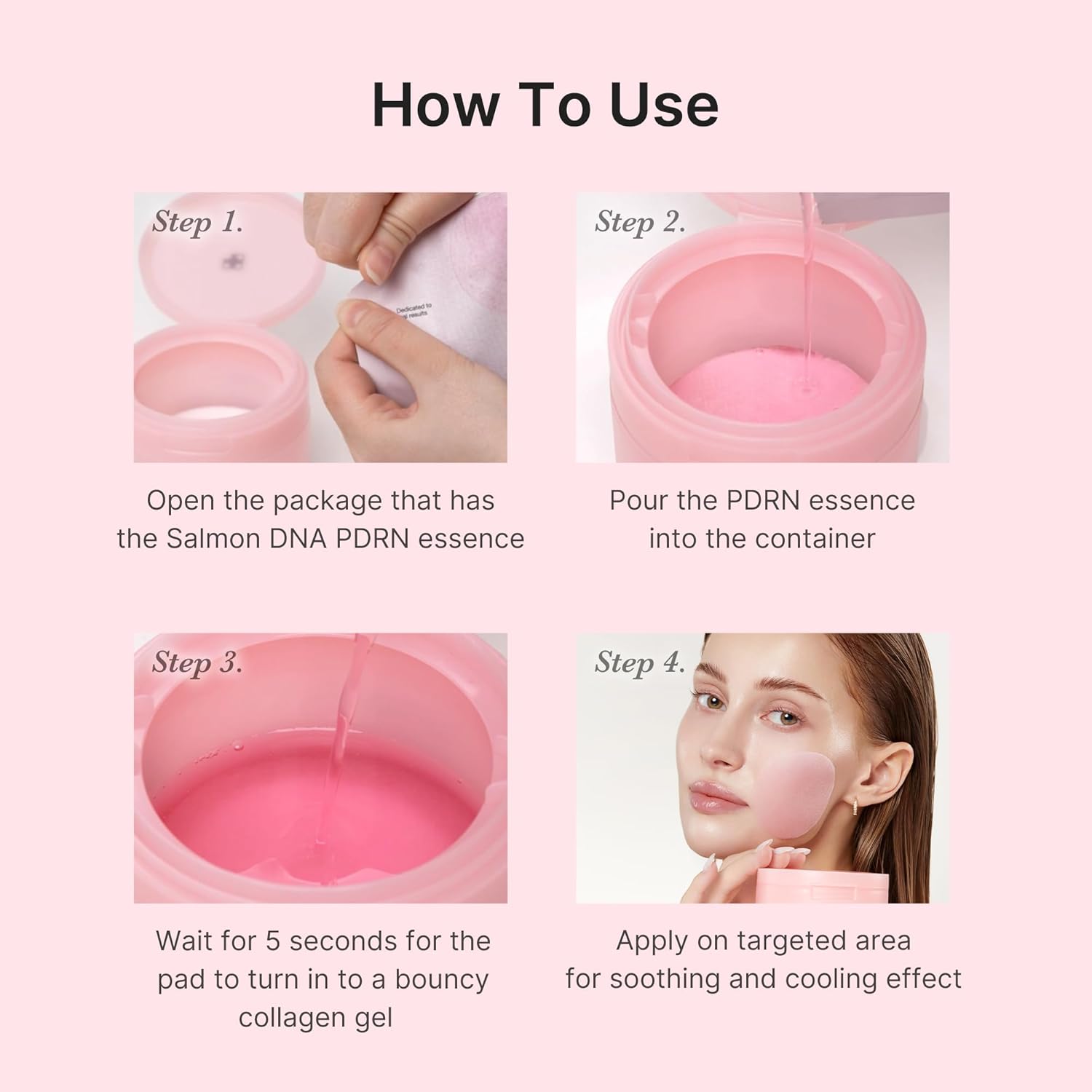 medicube Salmon DNA PDRN Pink Collagen Toning Gel Toner Pads Jelly Pad Niacinamide Madecassoside Retinol Soothing Radiance Uneven Skin Tone Korean Skin Care