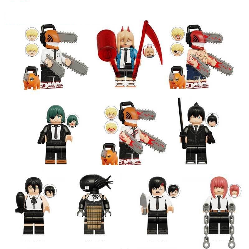 Kids Toys Action Mini Figures Chainsaw Building Block Birthday Gifts Fit Lego