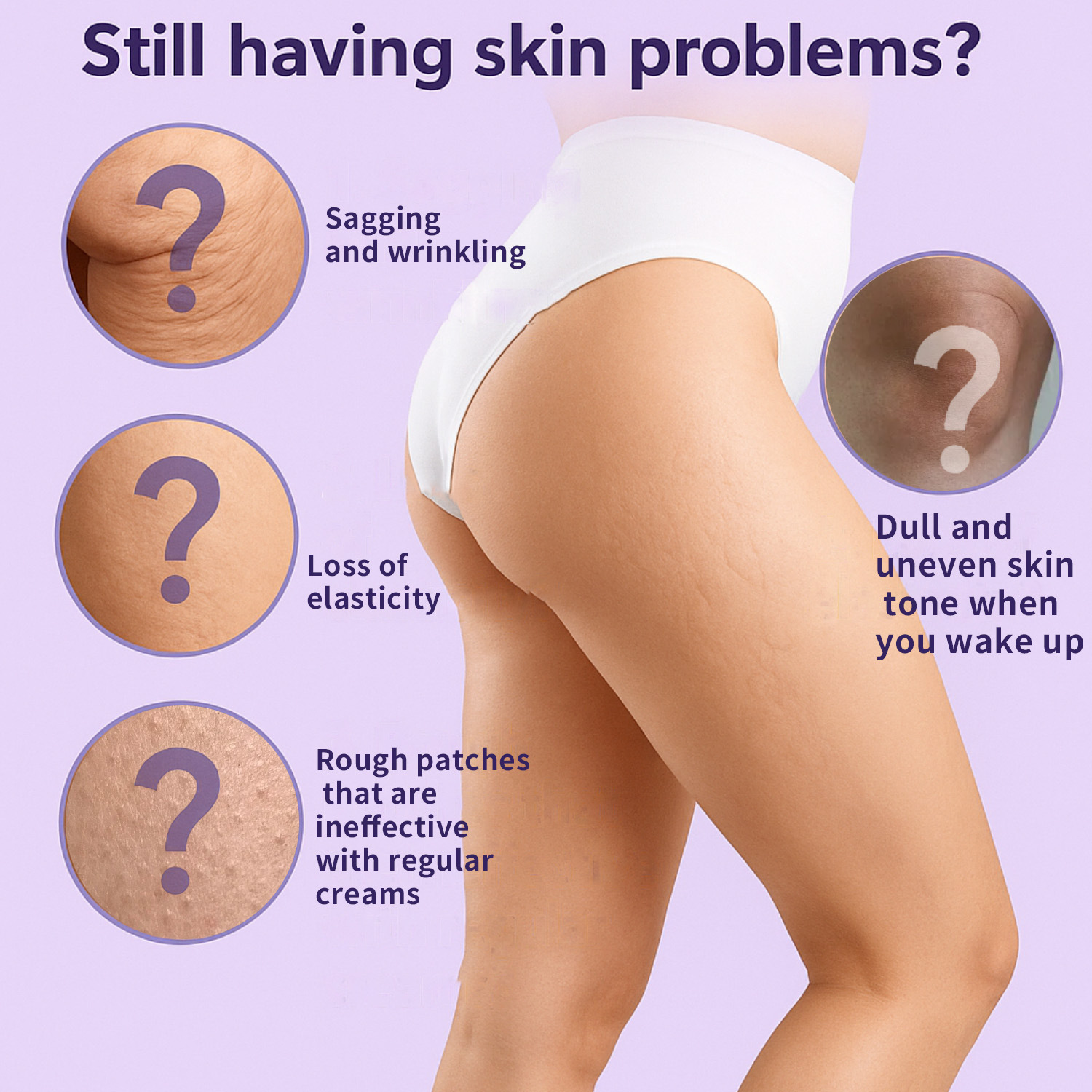 Firming Butt And Thigh Cream Moisturizing Smoothing Skin Tightening Daily Body Care Treatment 120ml