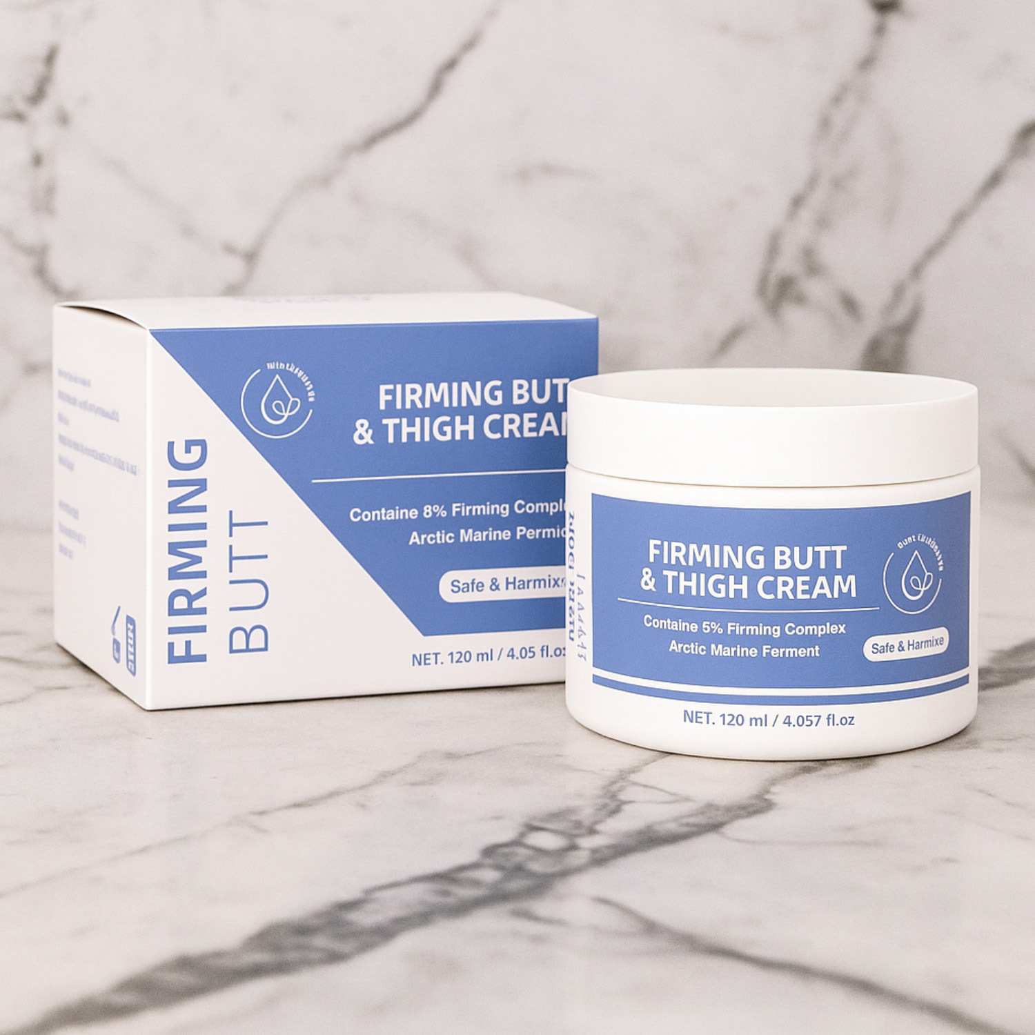 Firming Butt And Thigh Cream Moisturizing Smoothing Skin Tightening Daily Body Care Treatment 120ml