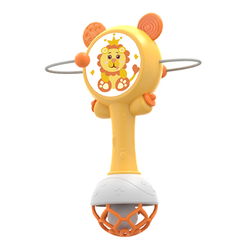 (PK) Baby Rattle Toys Teether Hand Bells Mobile Infant Stop Weep Tear Rattles Early Educational Toy for Newborn Gifts 0-18M