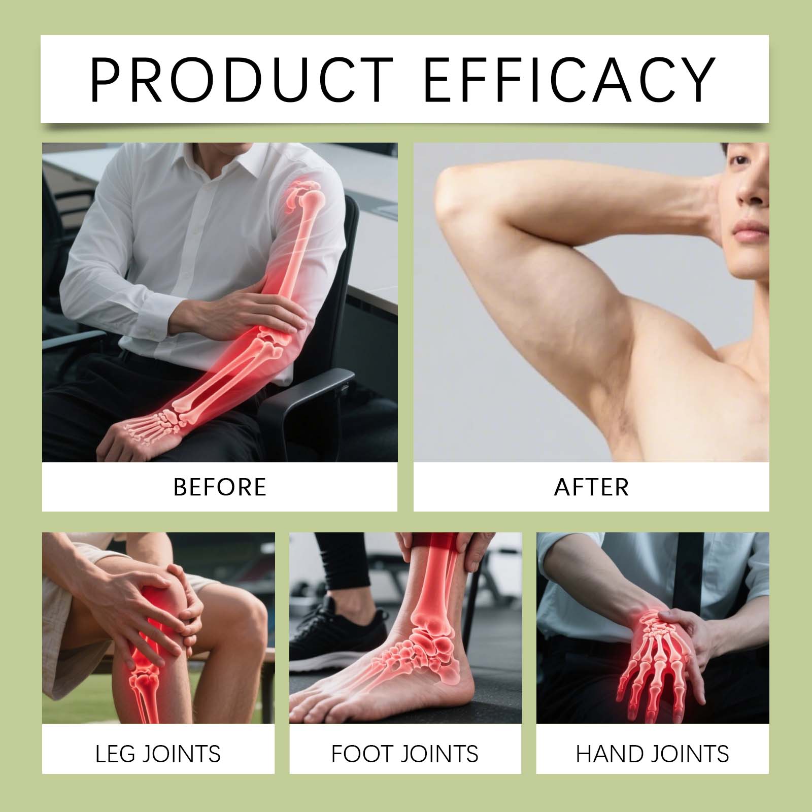Joint Relief Cream Daily Gentle Nourishing External Massage Balm For Wrist Knee Foot Muscle Ligament