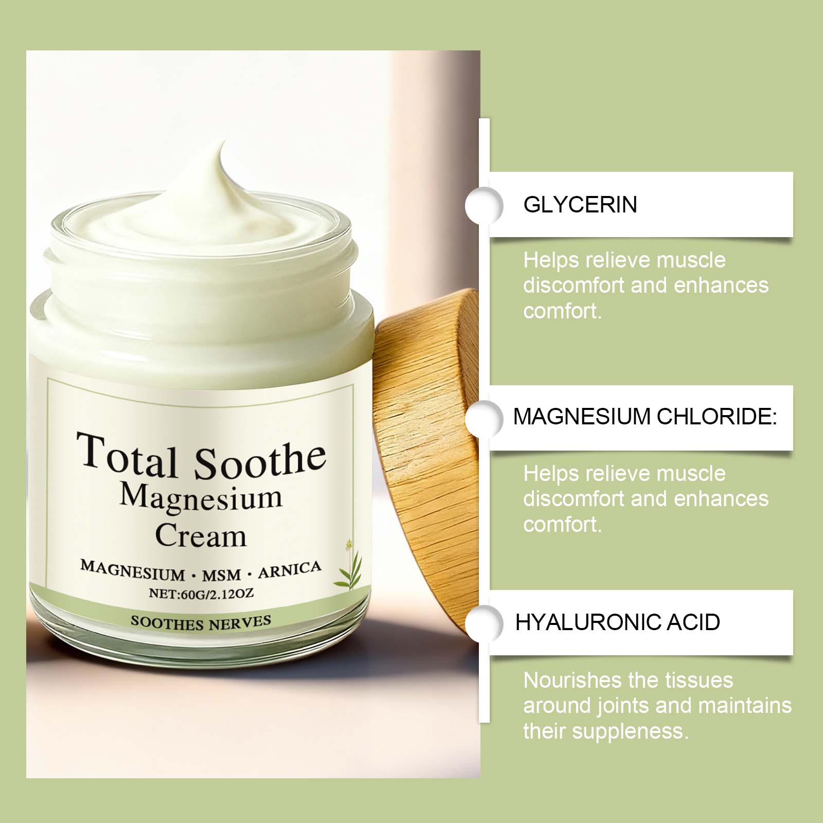 Joint Relief Cream Daily Gentle Nourishing External Massage Balm For Wrist Knee Foot Muscle Ligament