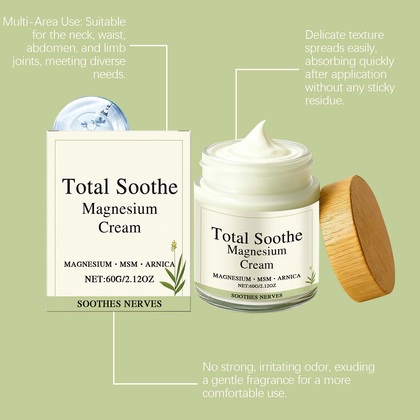 Joint Relief Cream Daily Gentle Nourishing External Massage Balm For Wrist Knee Foot Muscle Ligament