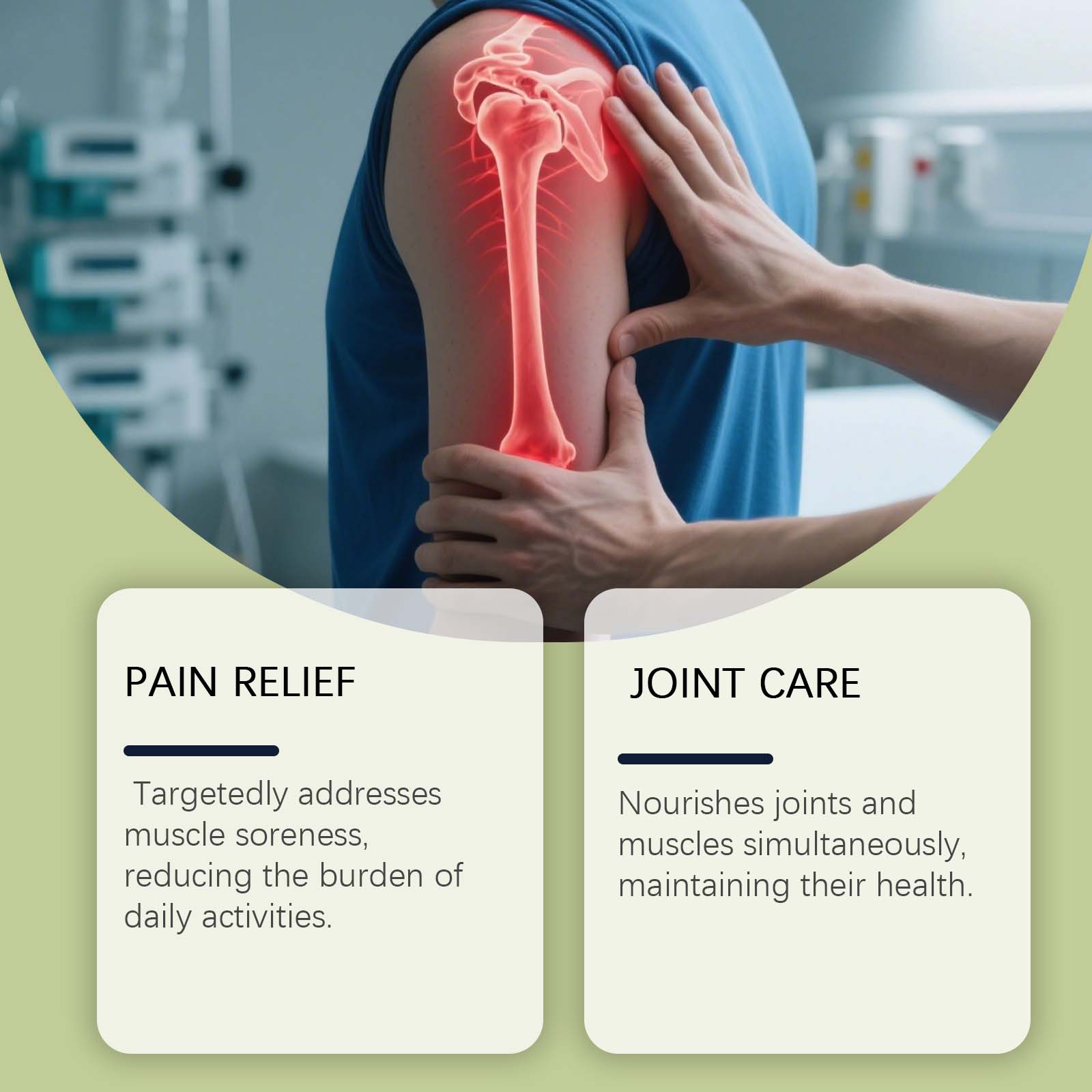 Joint Relief Cream Daily Gentle Nourishing External Massage Balm For Wrist Knee Foot Muscle Ligament
