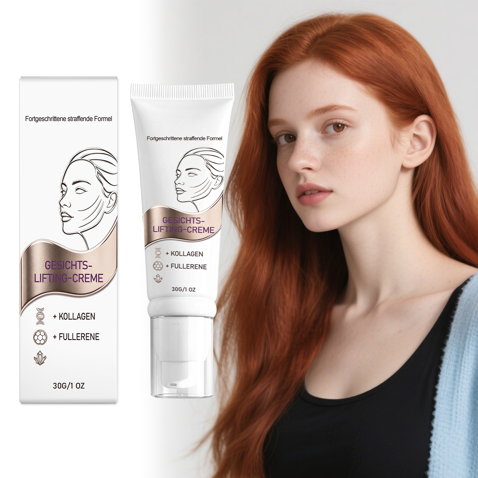Facial Care Cream Gentle Hydrate Moisturize Elastic Smooth Bright Daily Nourish Face Skin Soft Fine Tender