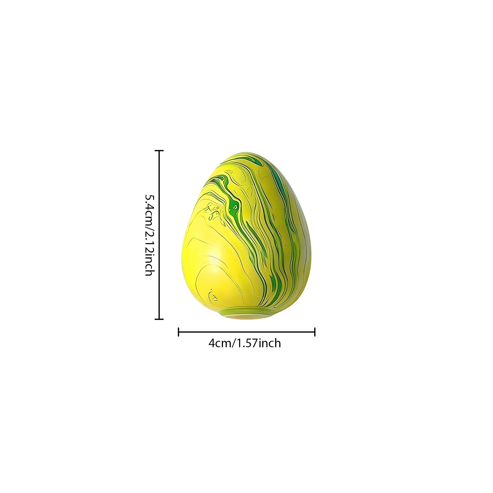 (Green) Imitation Egg Stress Relief Toy Flow Line Squeeze Immersive Relaxation Daily Boredom Essential Plaything Soft Squish Decompress Gadget