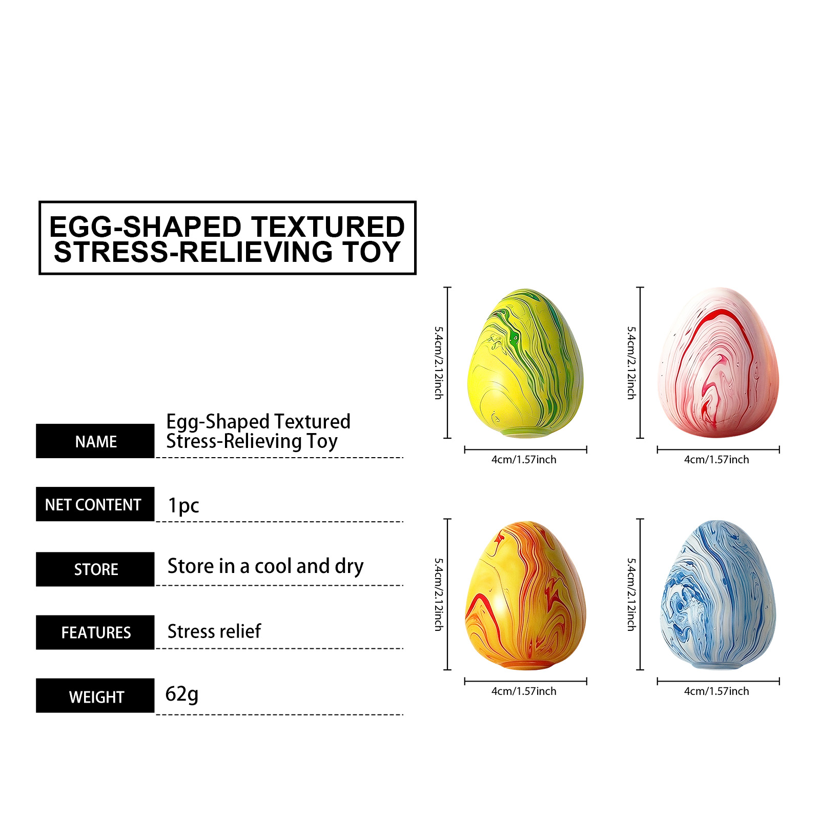 (Green) Imitation Egg Stress Relief Toy Flow Line Squeeze Immersive Relaxation Daily Boredom Essential Plaything Soft Squish Decompress Gadget
