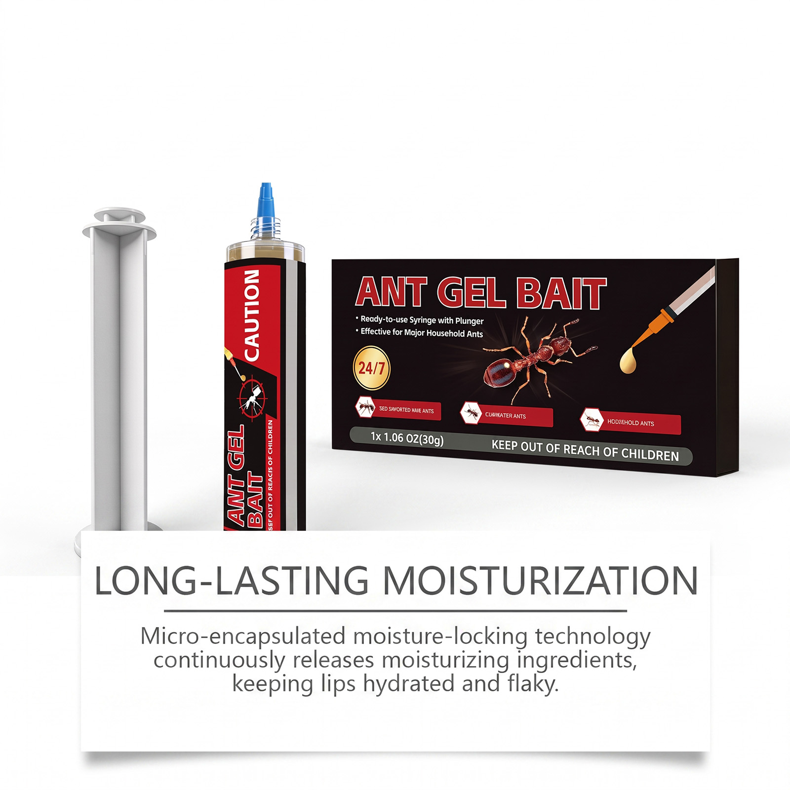 Ant Bait Attractant Pet Family Friendly Easy Operate Kitchen Bathroom Corner Daily Household