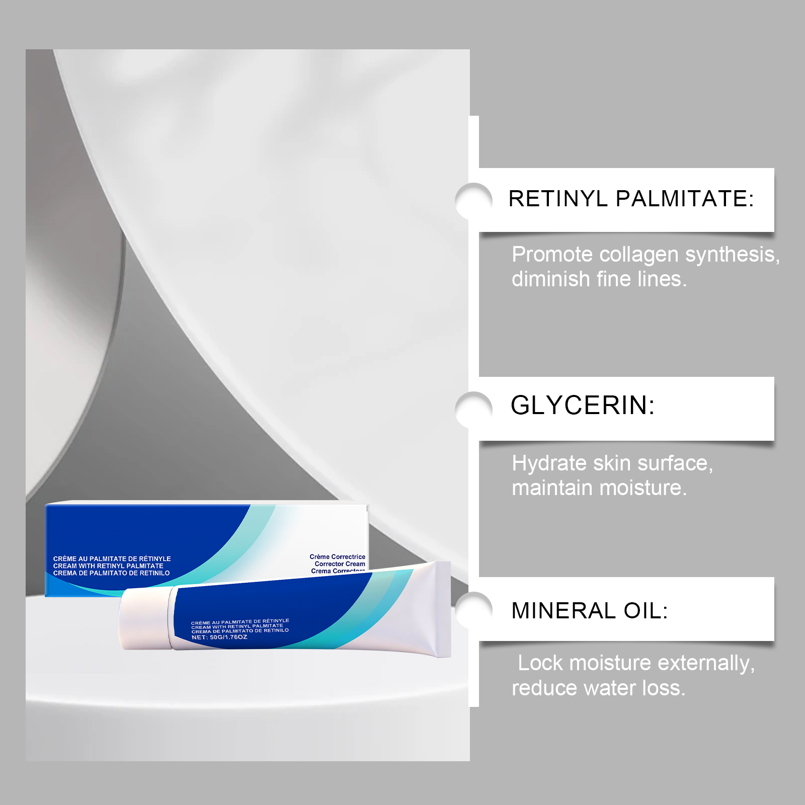 Skin Comfort Cream Moisturizing Gentle Hydrating Light Refreshing Smooth Easy Apply Facial Skin Care Lotion
