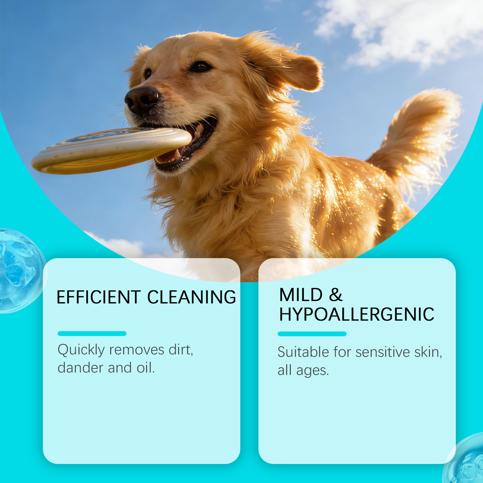 Pet No Rinse Glove Wipes Convenient Clean Soft Skin Friendly Care For Cats And Dogs