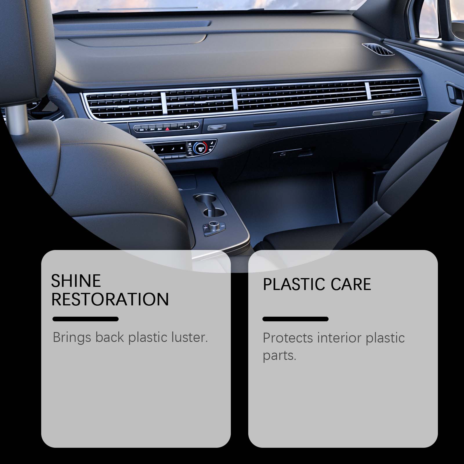 Automotive Interior Renovation Care Set Leather Surface Cleaning Gloss Maintenance Plastic Renovation Paste