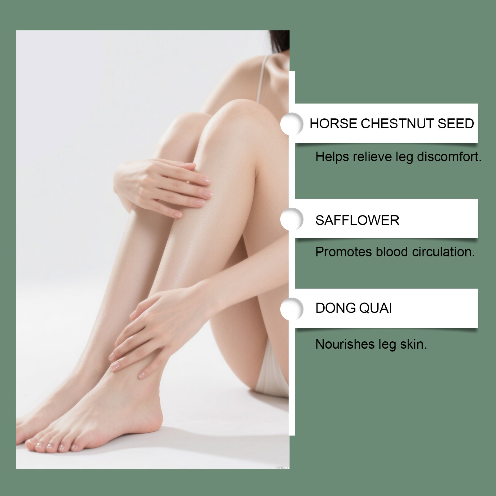 Leg Care Patch Daily Gentle Moisturizing Nourishing External Skin Relief Calming Leg Skincare Sticker