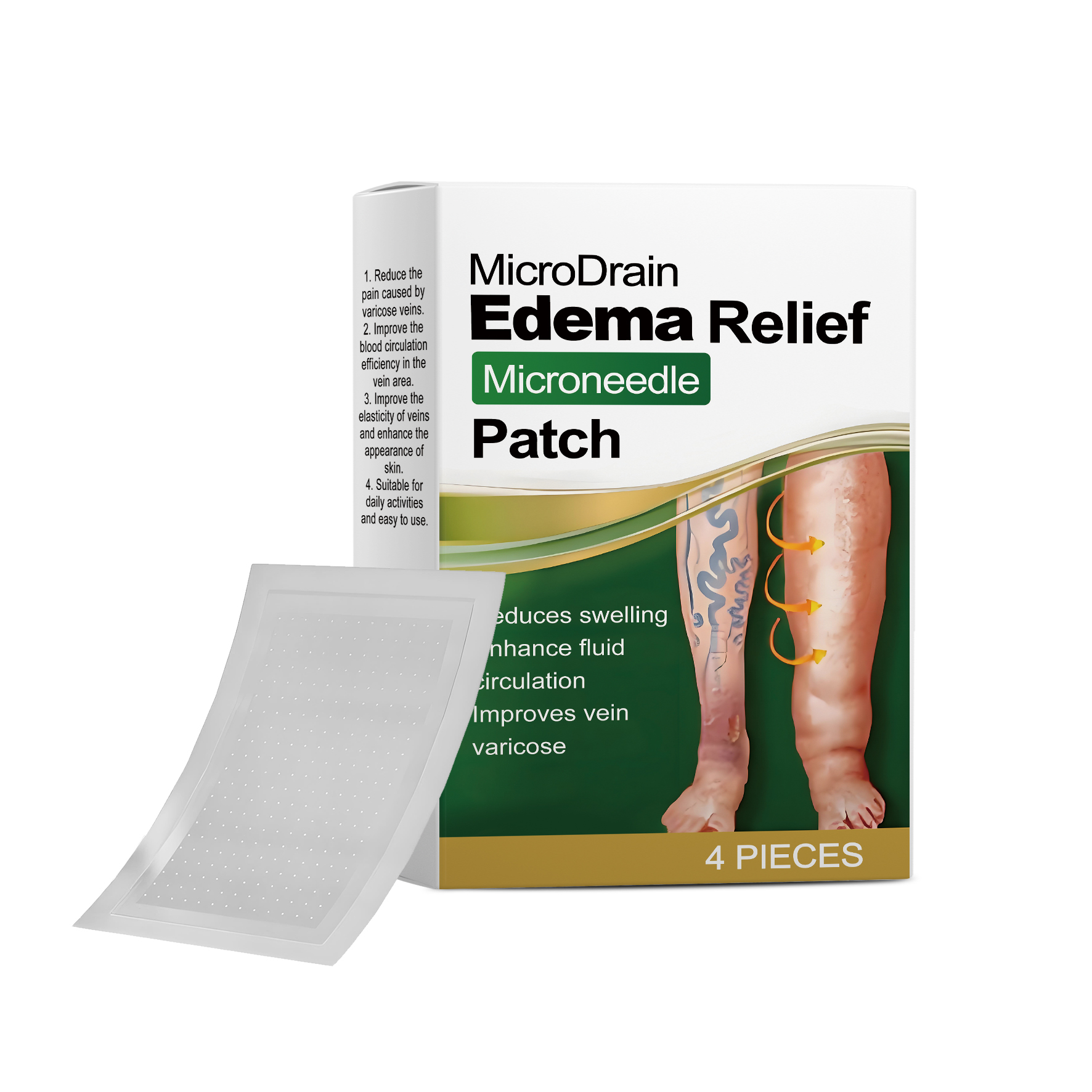 Leg Care Patch Daily Gentle Moisturizing Nourishing External Skin Relief Calming Leg Skincare Sticker