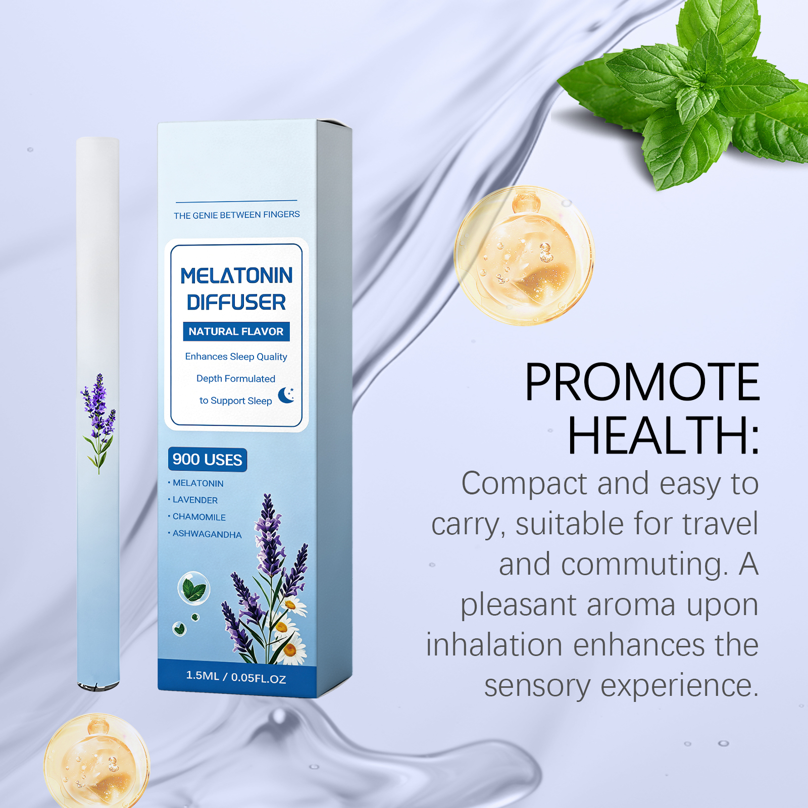 Body Care Stick Mild Formula Fresh Cool Sensation Relax Body Mind Comfort Sleep Daily Portable Nursing Stick