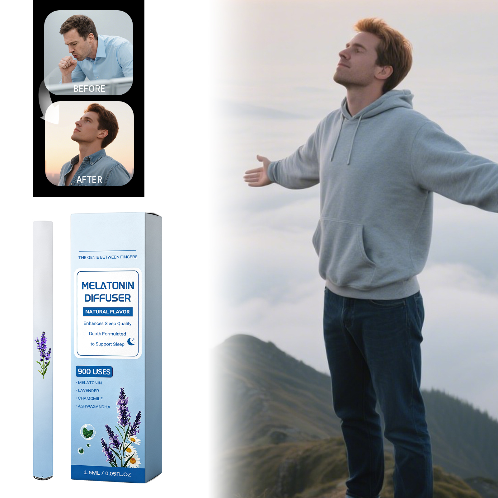 Body Care Stick Mild Formula Fresh Cool Sensation Relax Body Mind Comfort Sleep Daily Portable Nursing Stick