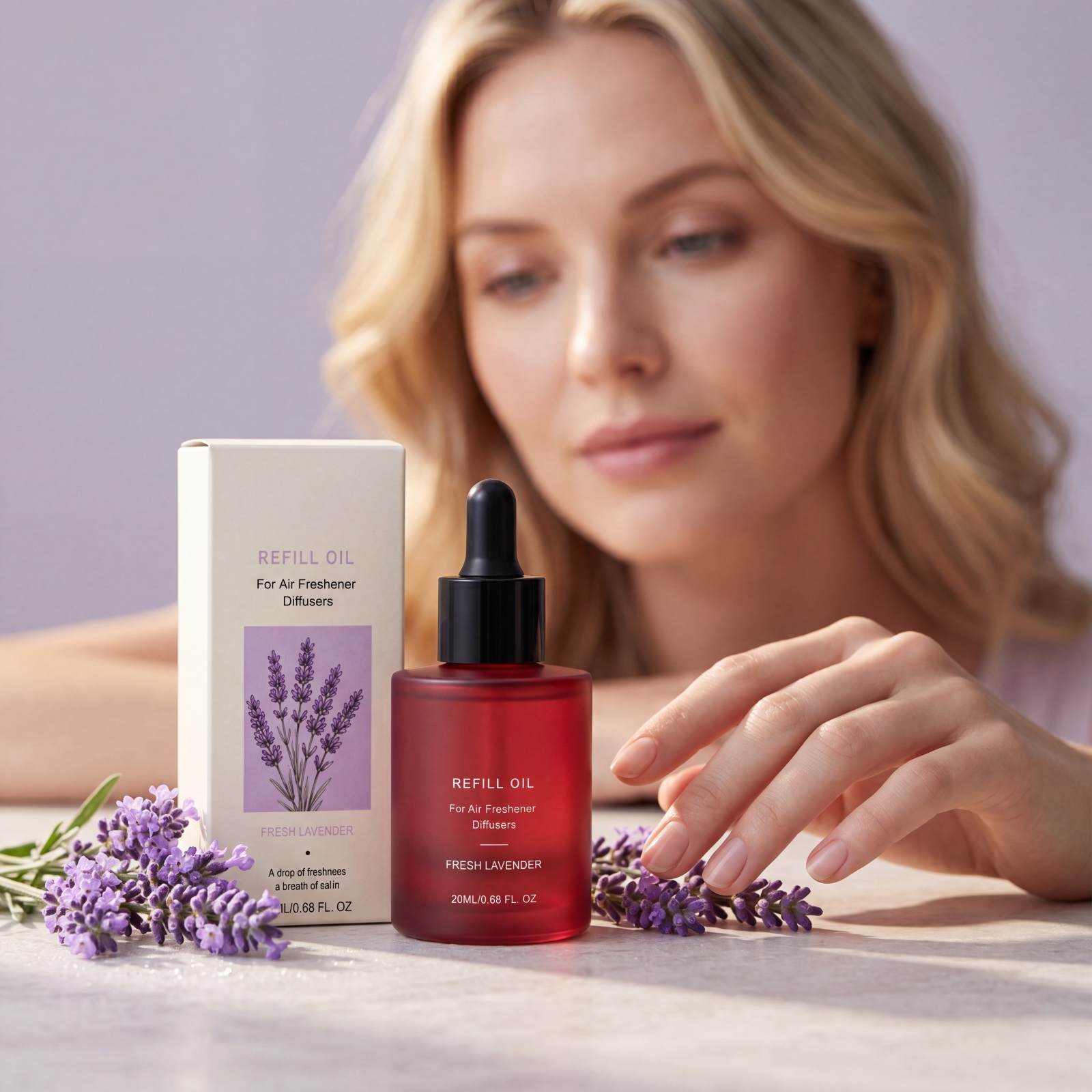 Fresh Lavender Aromatherapy Essential Oil Natural Long Lasting Fragrance Home Atmosphere Creation
