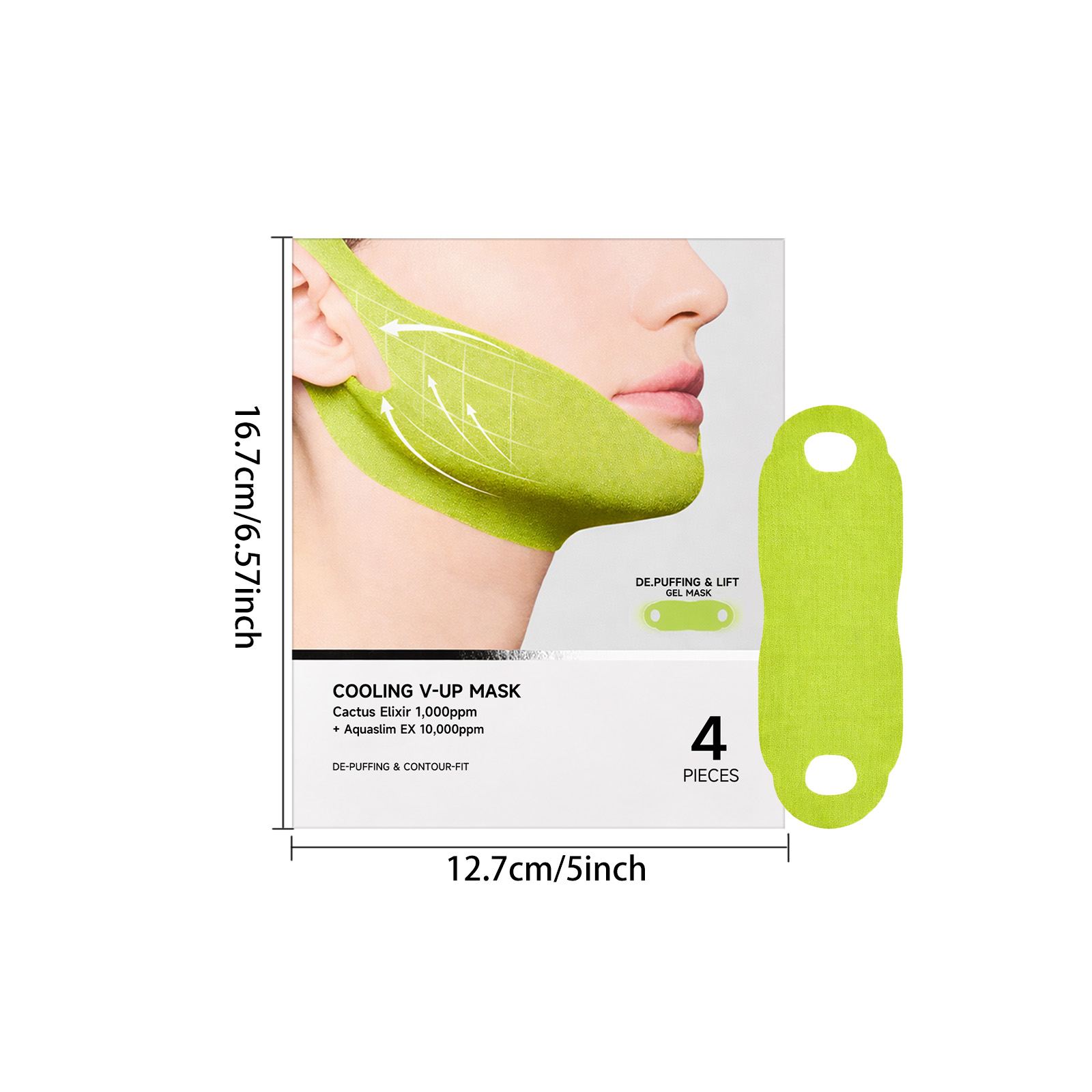 Facial Care Patch Gentle Light Comfortable Convenient Skin Chin Daily Fit Contour