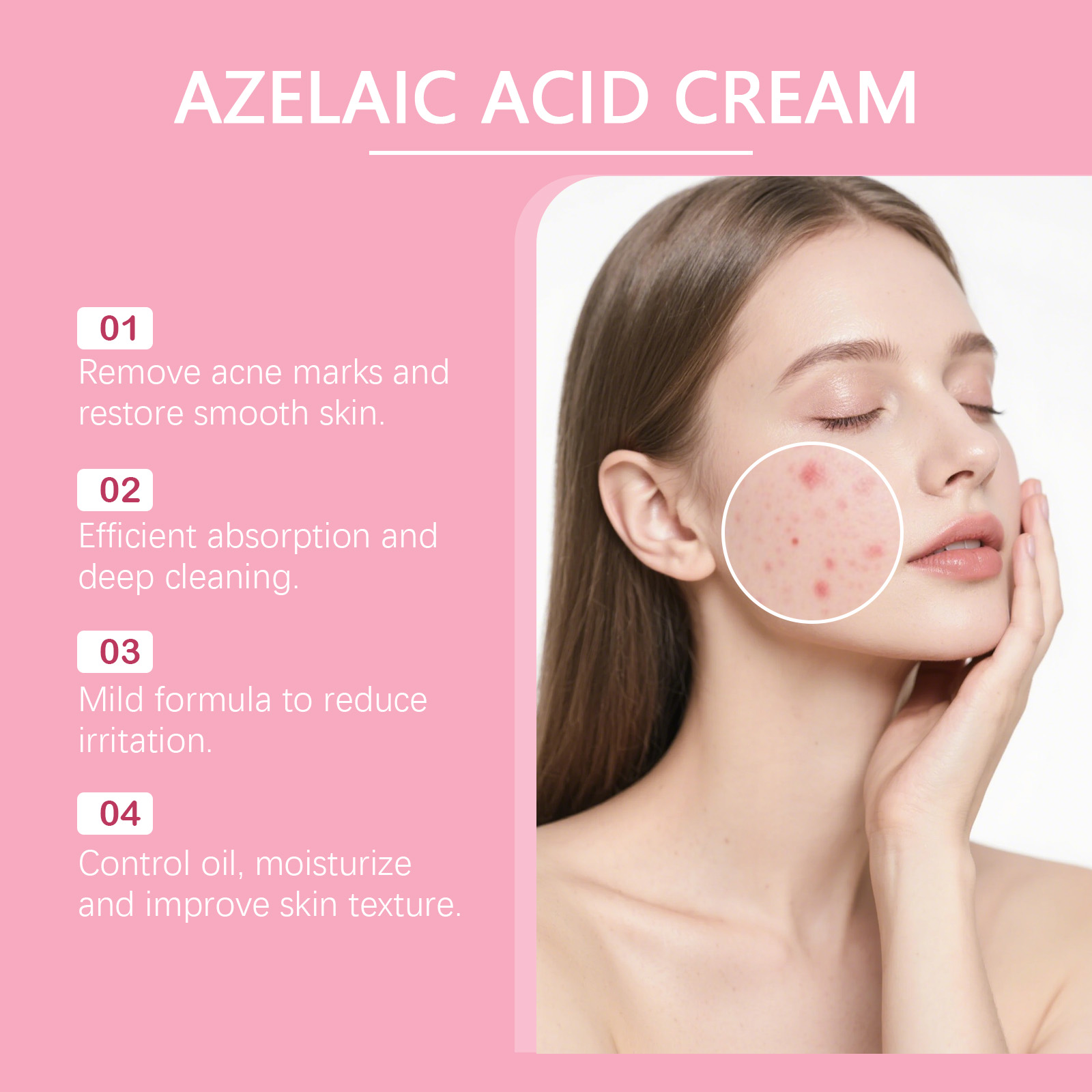 Facial Care Essence Cream Herbal Ingredients Mild Comfort Clean Facial Acne Skin Delicate Smooth