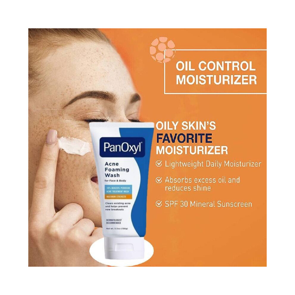 Foaming Wash Acne Face Body Facial Cleanser 10 Percent Active Oil Ingredient Control