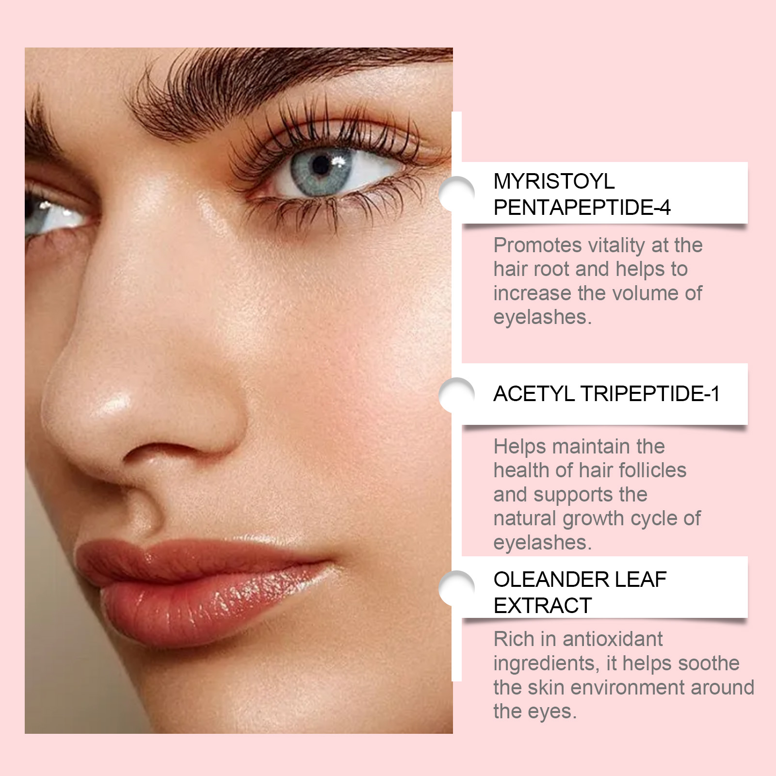 Eyelash Growth Serum Gentle Nourishing Natural Lengthening For Thicker Fuller Lashes Daily Eye Beauty Care