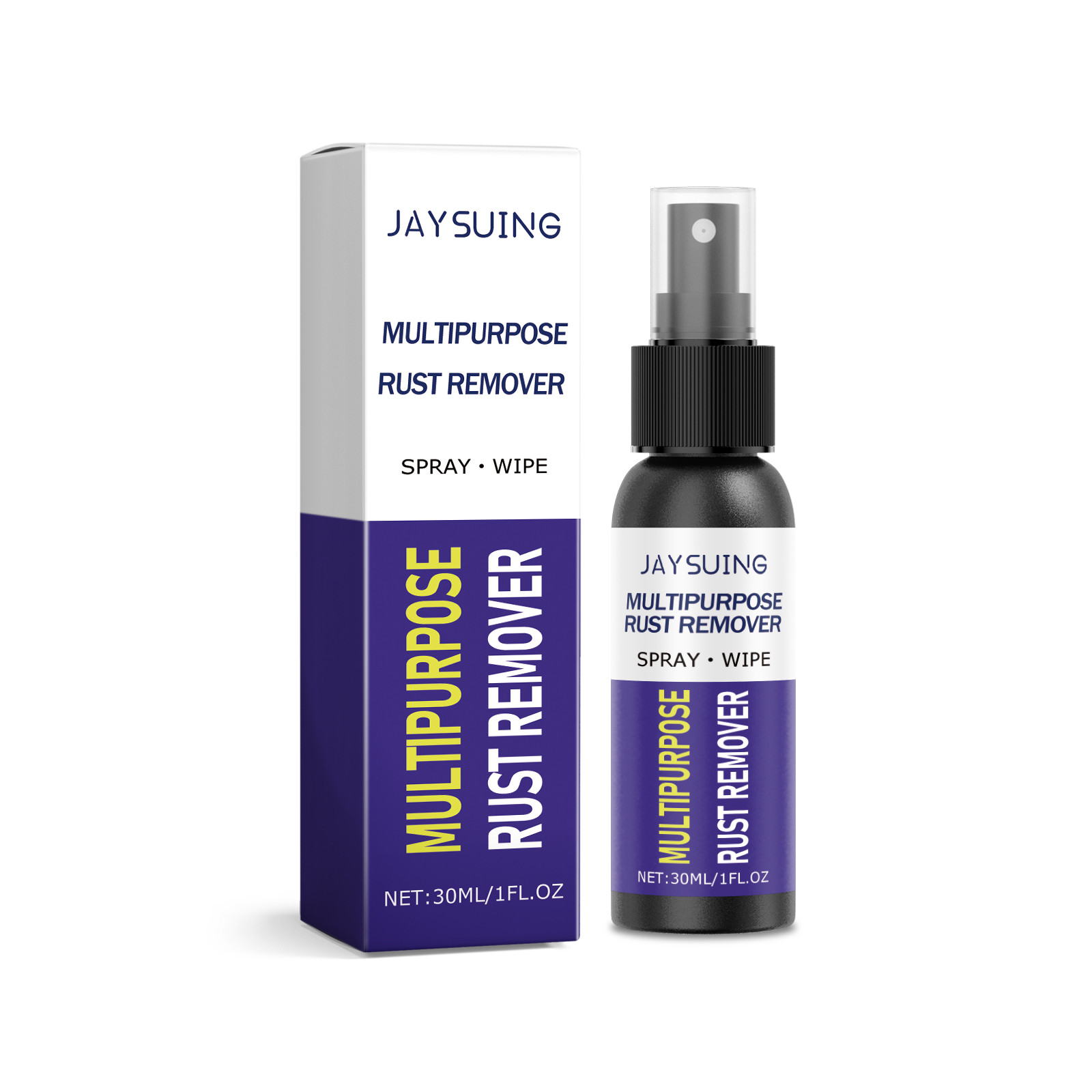 Metal Rust Remover Spray Multi Purpose Polishing For Car Wheels Chrome Stainless Steel And Iron Surface 30ml