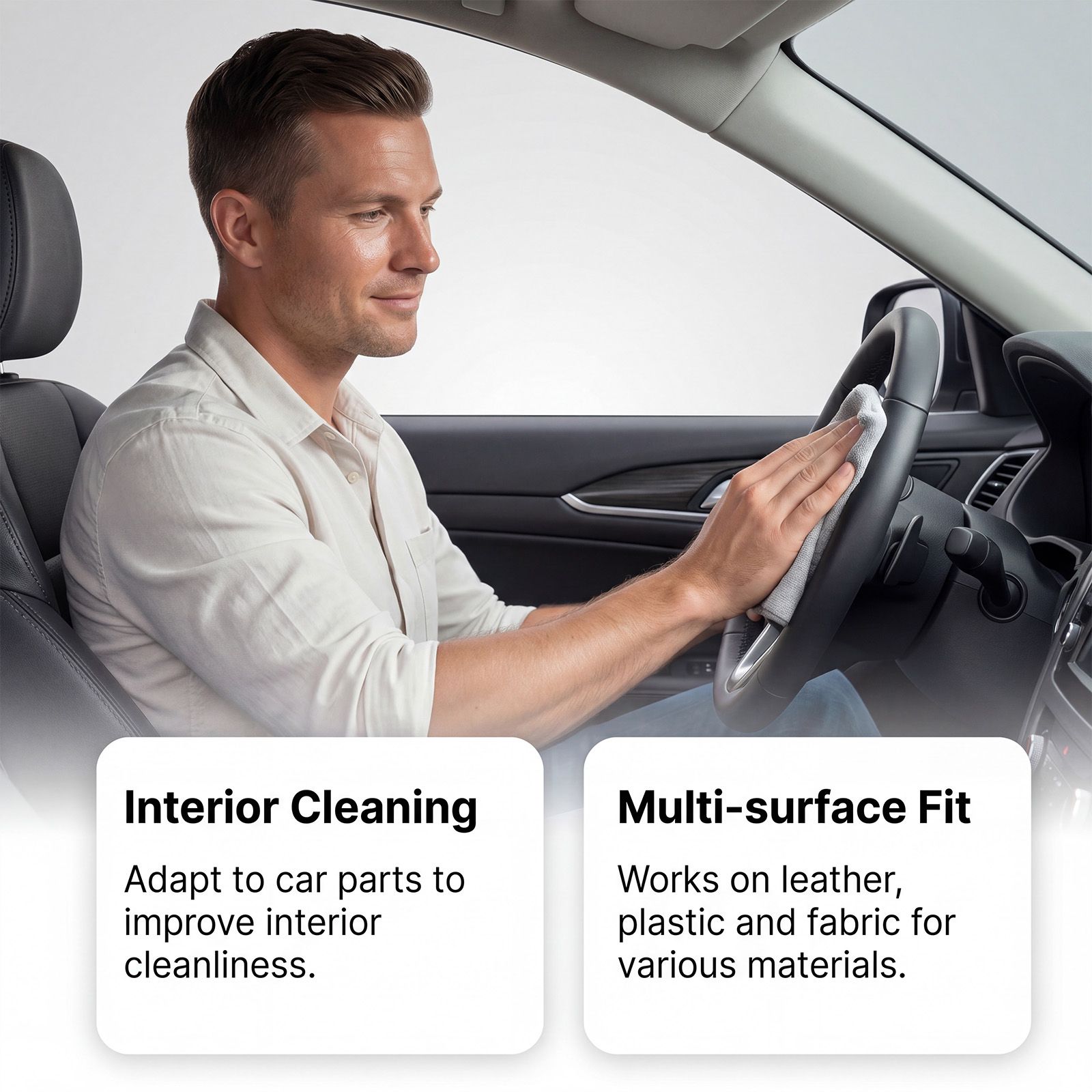 Multi Purpose Car Interior Cleaner For Leather Plastic And Fabric Surfaces