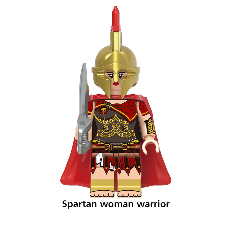 (Style A) Soldiers Mini Figures with Weapons Accessories Medieval Roman Soldiers Building Blocks Military Strategy Game Toys Role Play Gifts for Kids