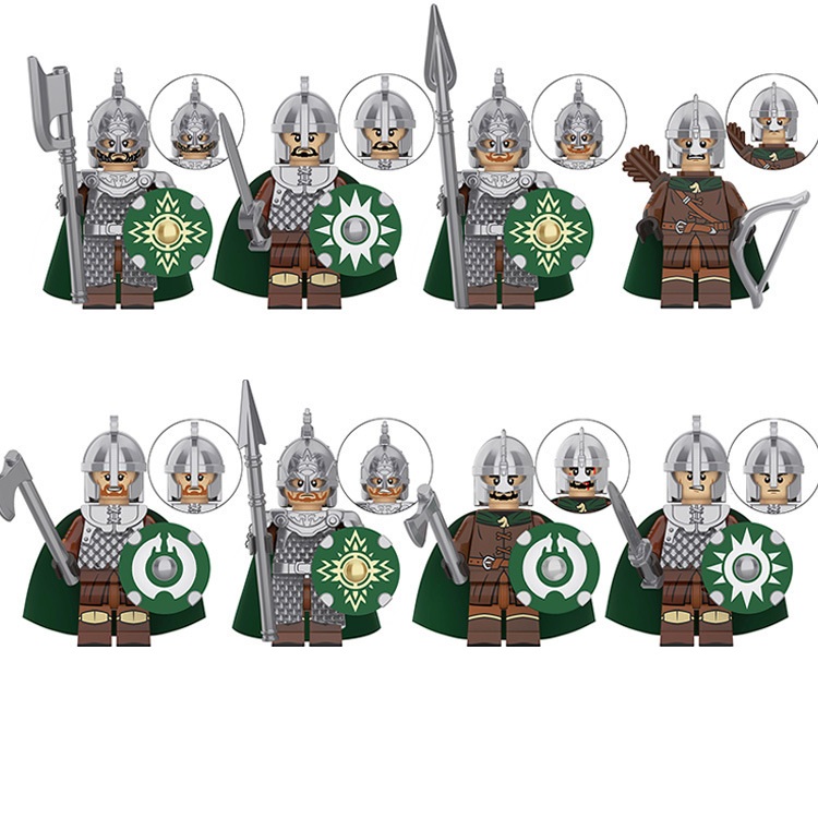 (Style A) Soldiers Mini Figures with Weapons Accessories Medieval Roman Soldiers Building Blocks Military Strategy Game Toys Role Play Gifts for Kids