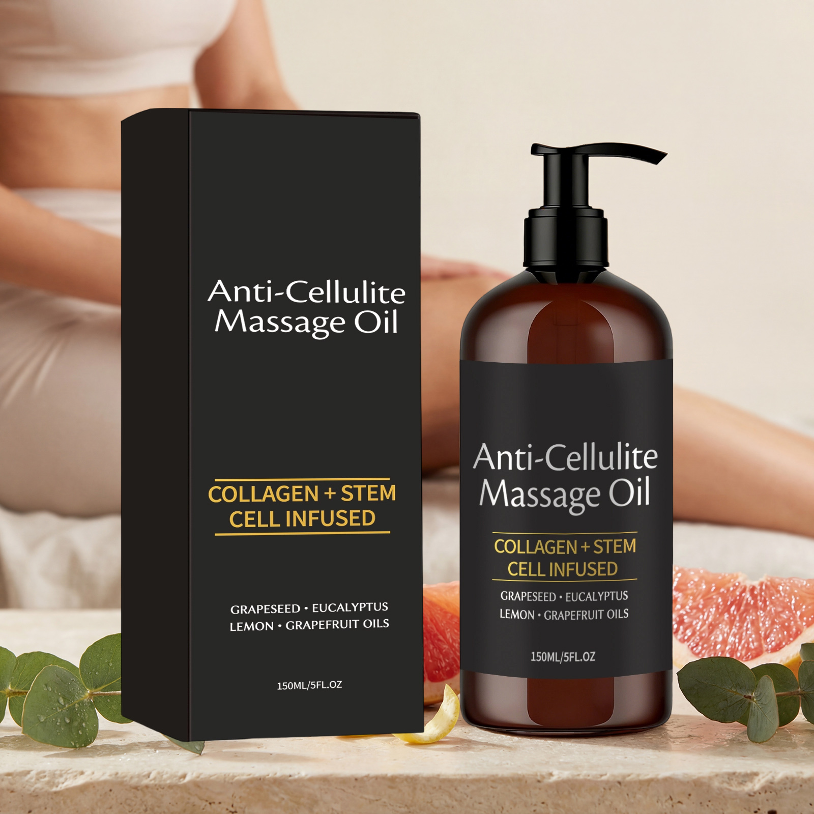 Skin Renew Massage Oil Mild Moisturizing Soft Glossy Smooth Spread Body Skin Care Treatment Essential Oil