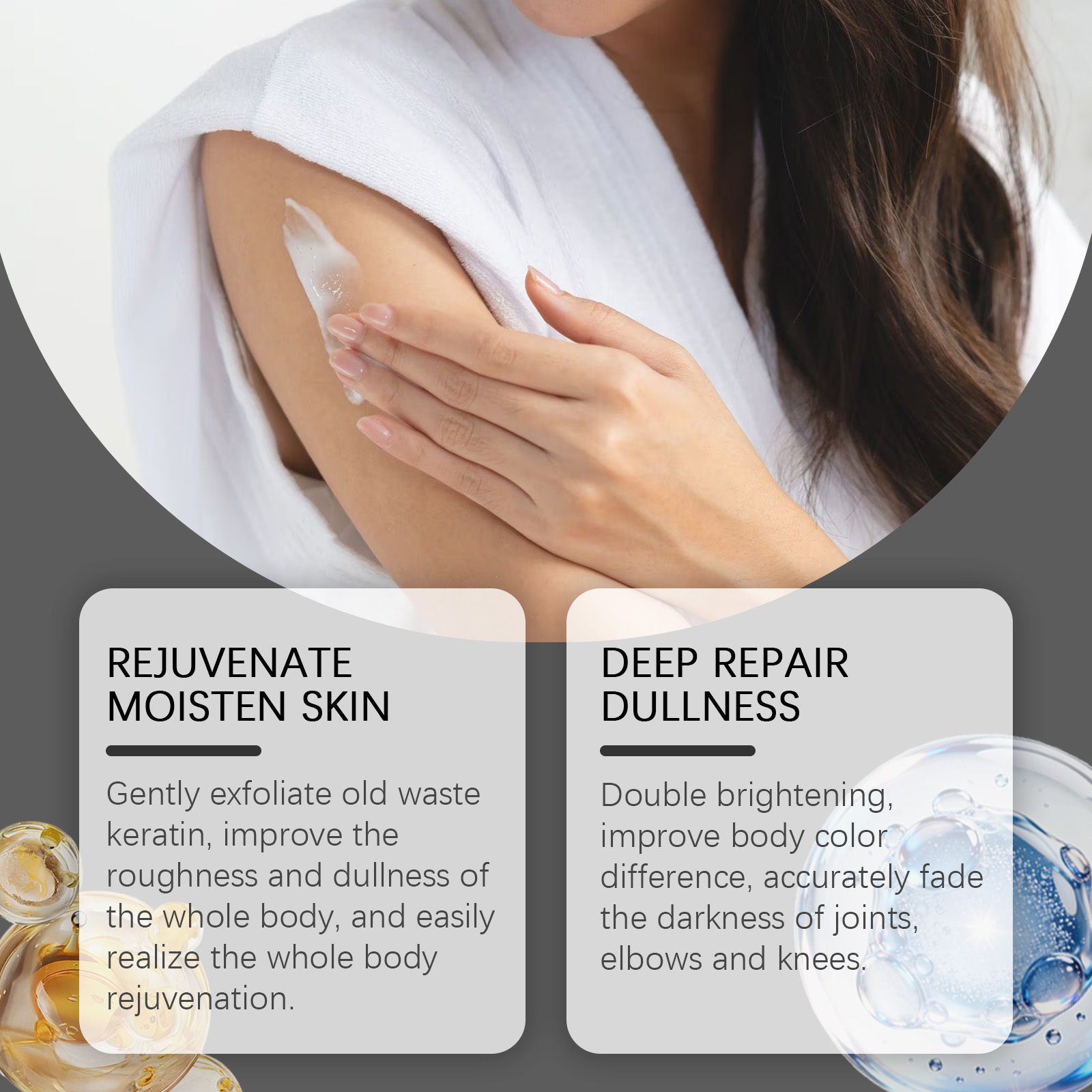 Retinol Skin Renewing Body Lotion Mild Formula Nourish Skin Light Texture Moisturize Daily Body Care