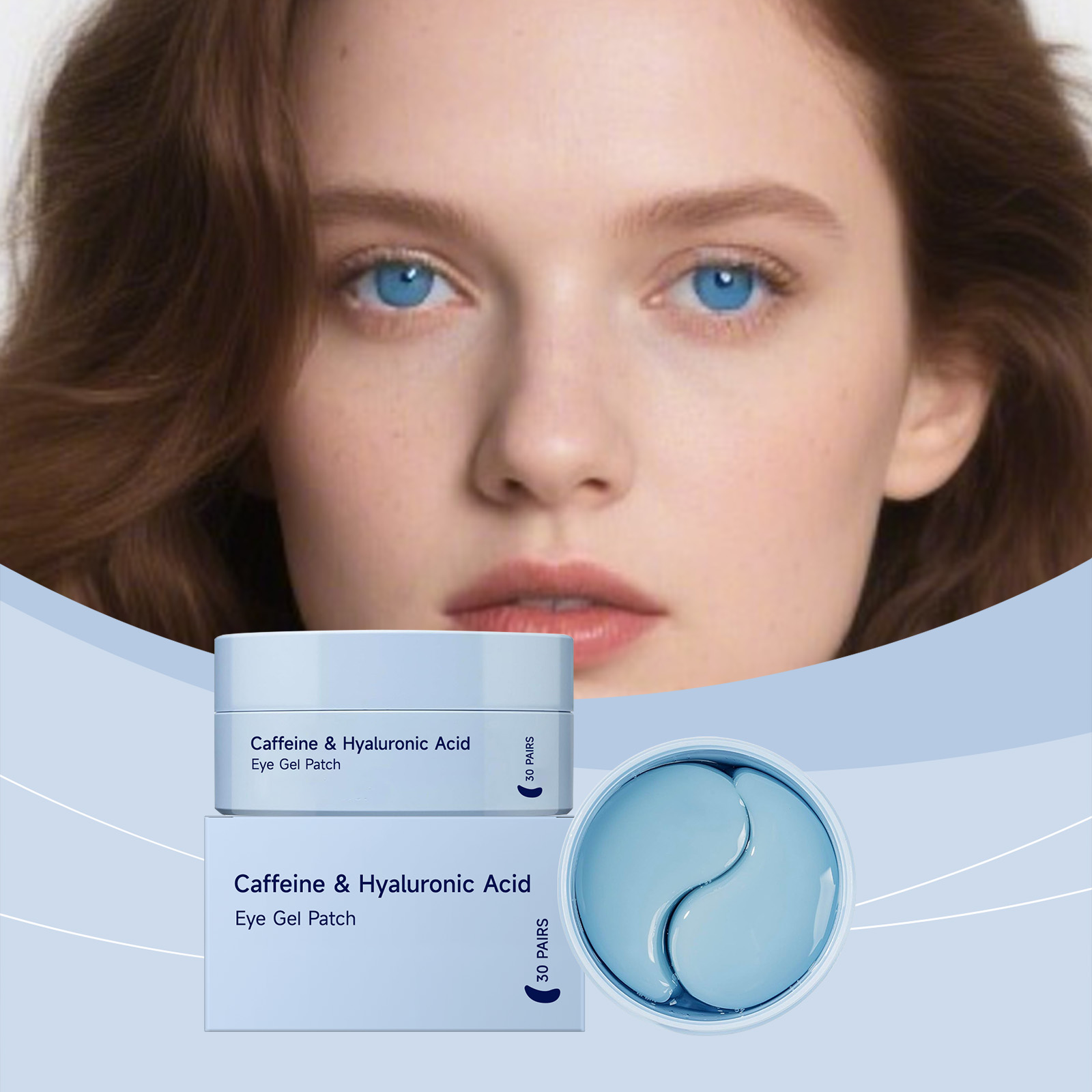 Caffeine Moisturizing Eye Mask Mild Elastic Hydrating Bright Smooth Daily Eye Skin Care