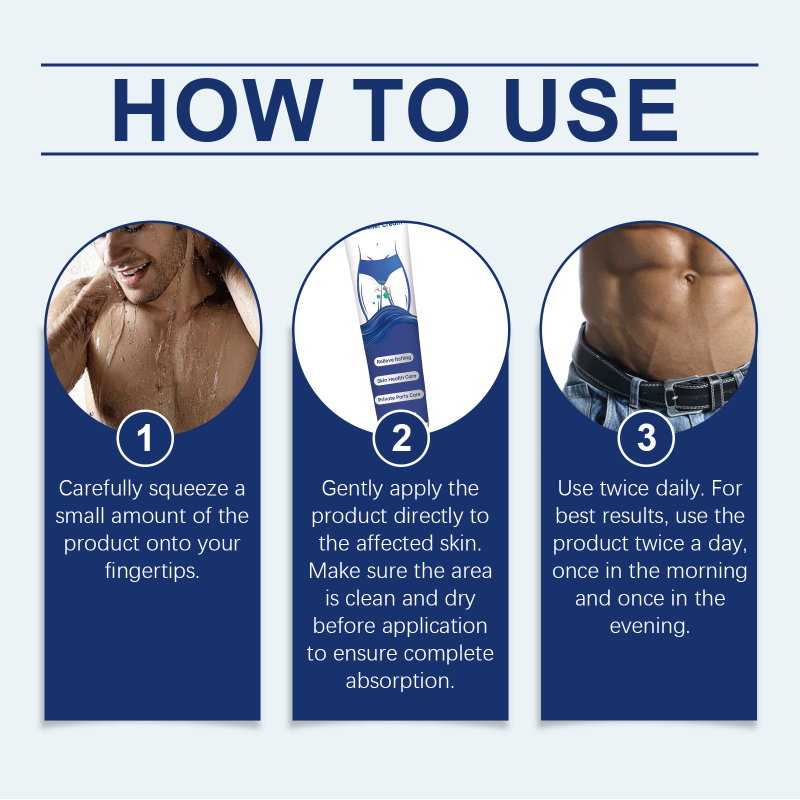 Male Care Cream Mild Nourishing Protect Comfort Daily External For Mens Body Skin Massage