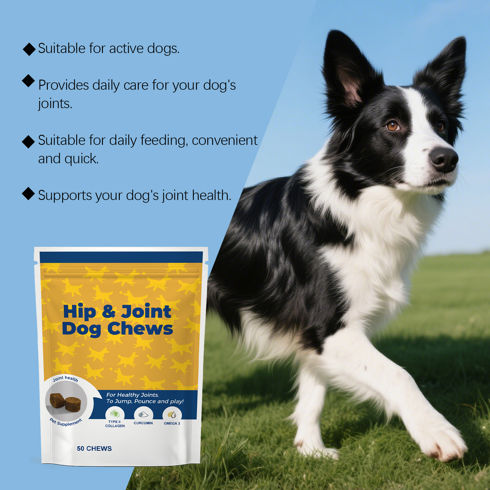 Dog Hip Joint Soft Granules Mild Gentle Comfort Joint Care Daily Maintenance Canine Joint Protection