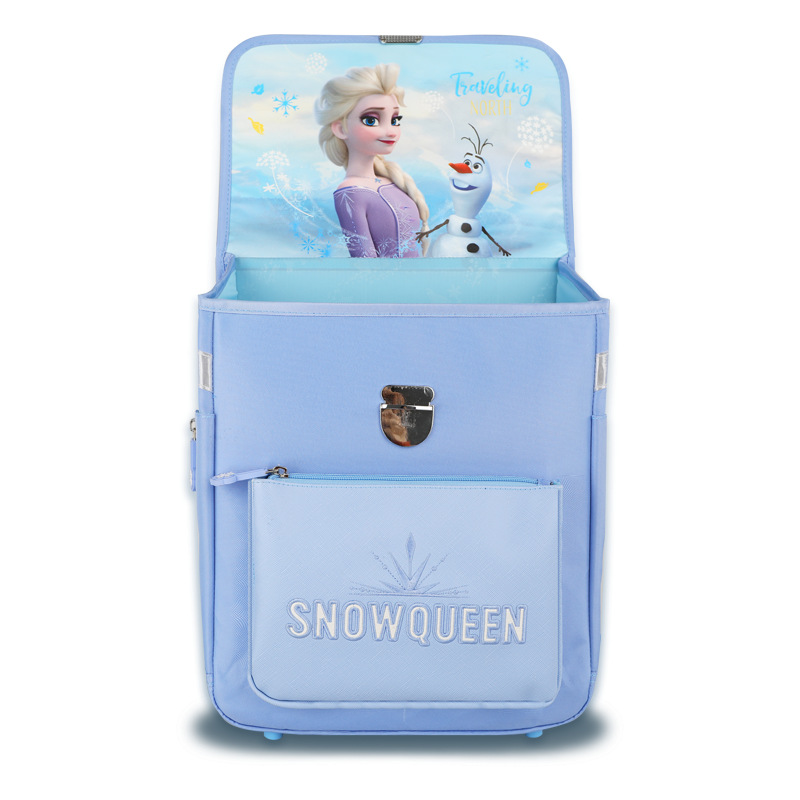 (NBL) Frozen Backpack For Kids Primary School Cartoon Lightweight Durable Anti Pressure School Bag For Boys Girls Daily Commute