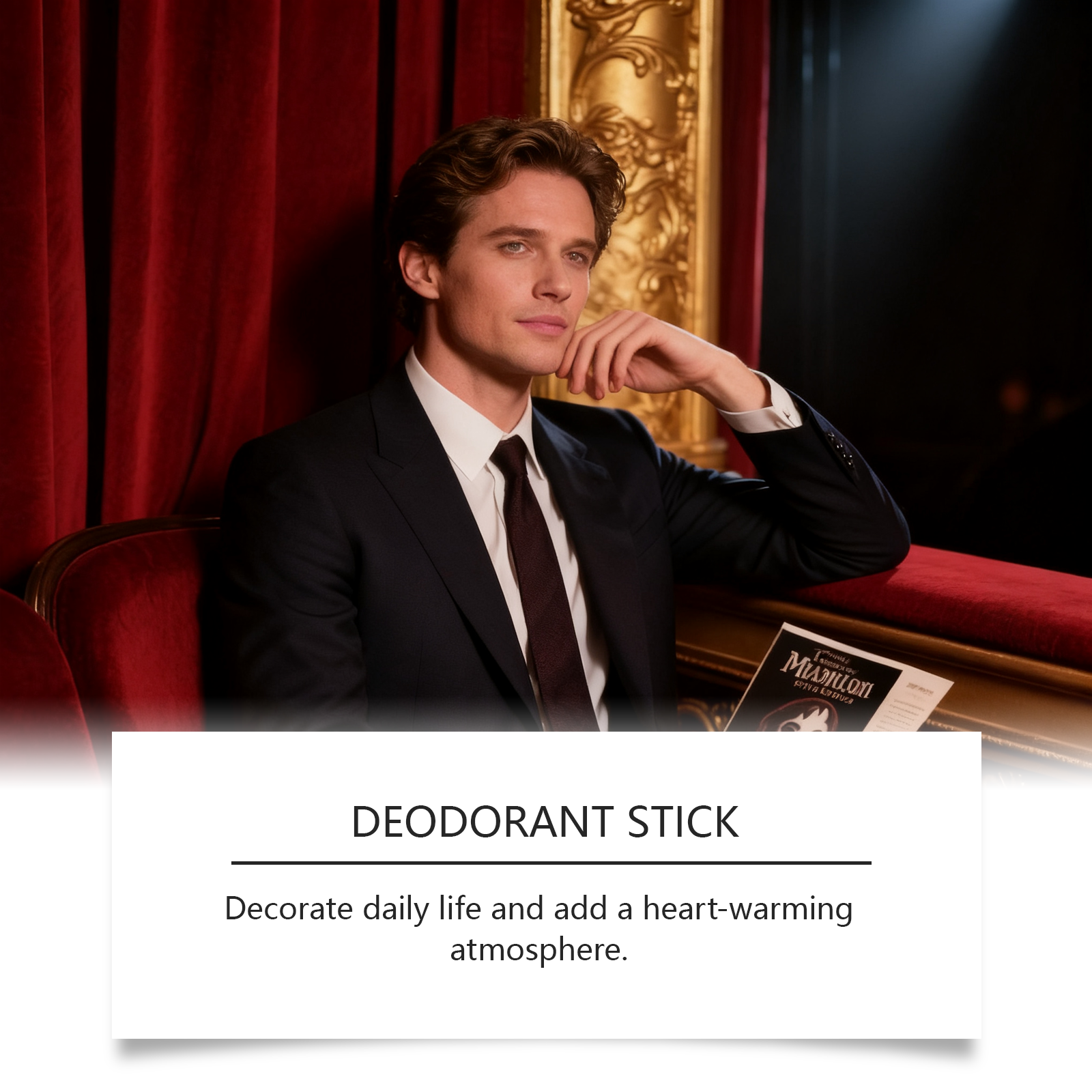 Men Solid Fragrance Stick Fresh Longlasting Portable Natural Pleasant Show Confident Charm Daily Carry Use