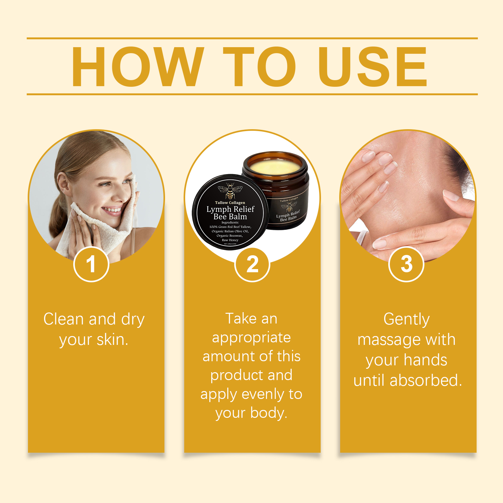 Propolis Ointment Body Care Nourish Lock Moisture Improve Elasticity Soften Skin Moisturize Protect Smear Skincare