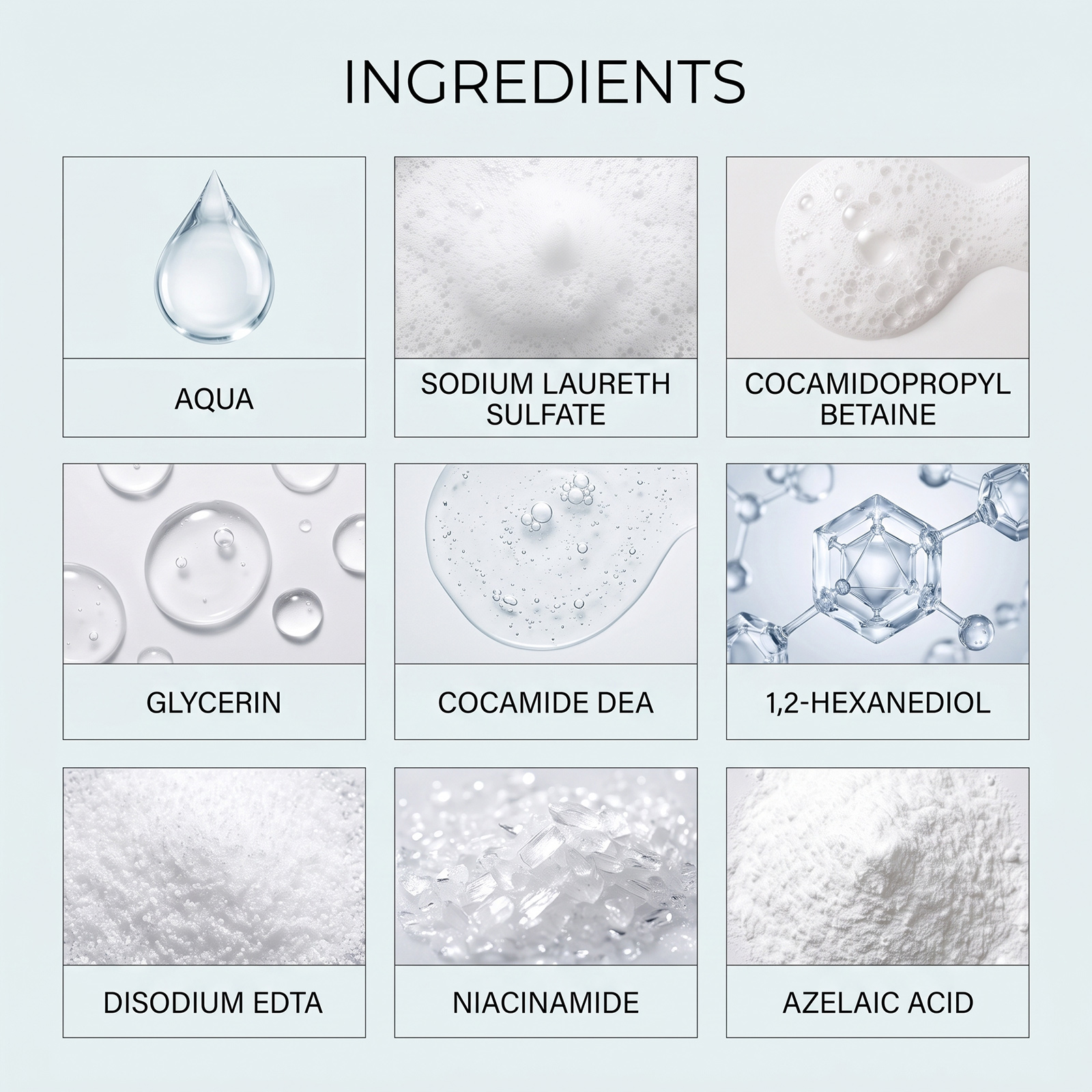 Nicotinamide Cleansing Facial Cleanser Dense Foam Mild Cleansing Soft Texture Comfortable Facial Application Easy Rinse Non Sticky