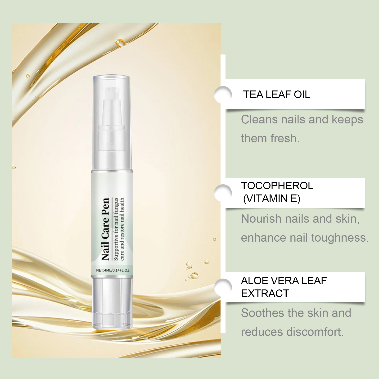 Nail Care Pen Gentle Care Nutrition Care Bright Nails For Hand Foot Thick Toenails