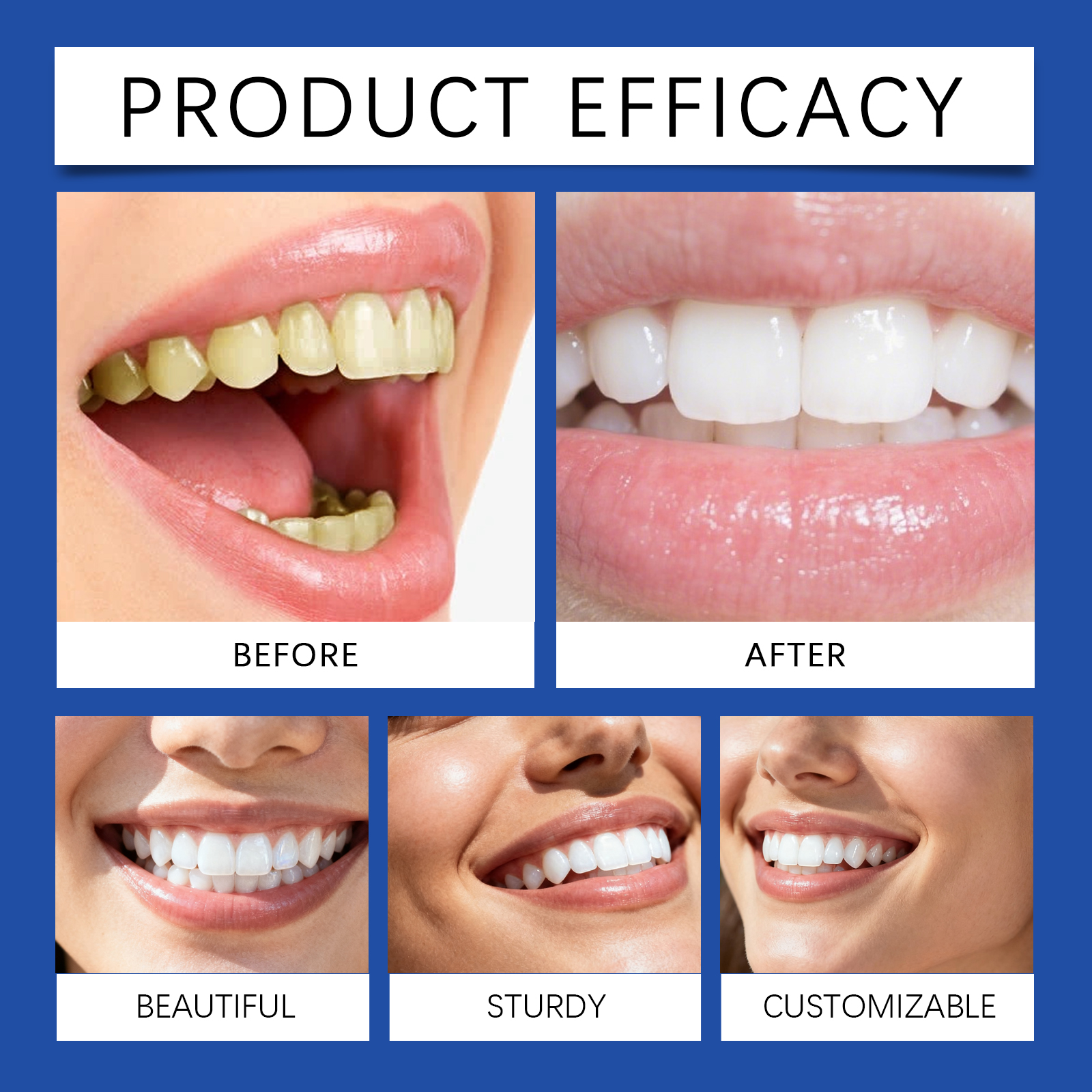 Teeth Care Strips Mild Ingredients Daily Care Clean Tooth Stains Fresh And Gentle Protection