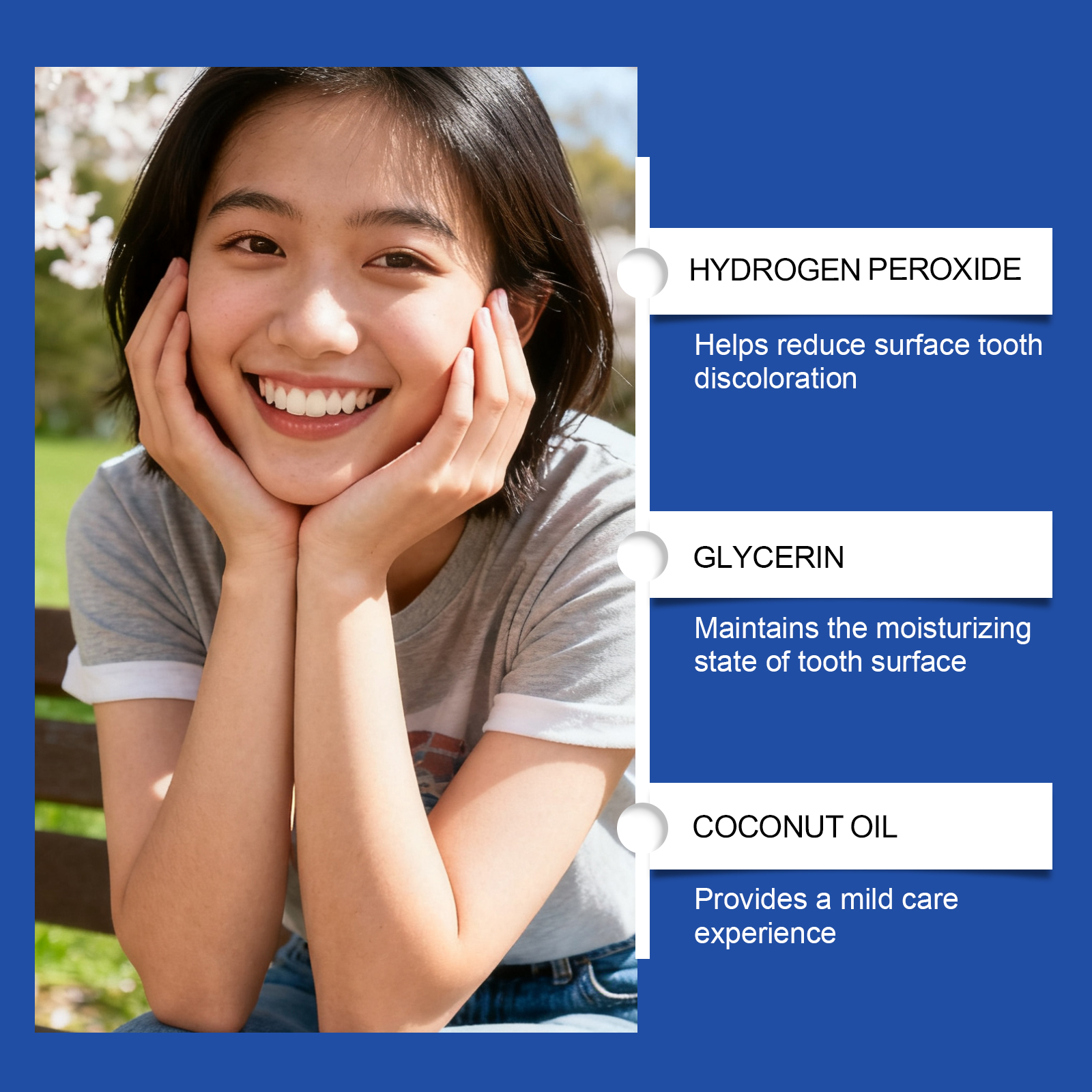 Teeth Care Strips Mild Ingredients Daily Care Clean Tooth Stains Fresh And Gentle Protection