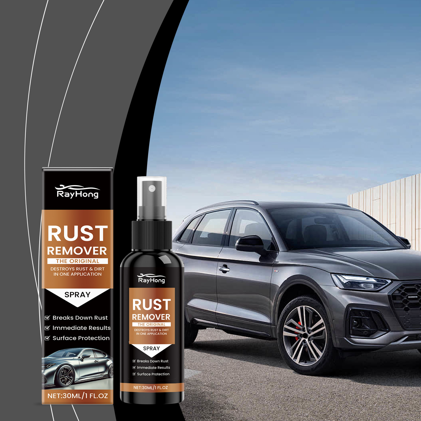 Car Rust Remover Gentle Polishing Mild Cleaning Stain Remover For Automobile