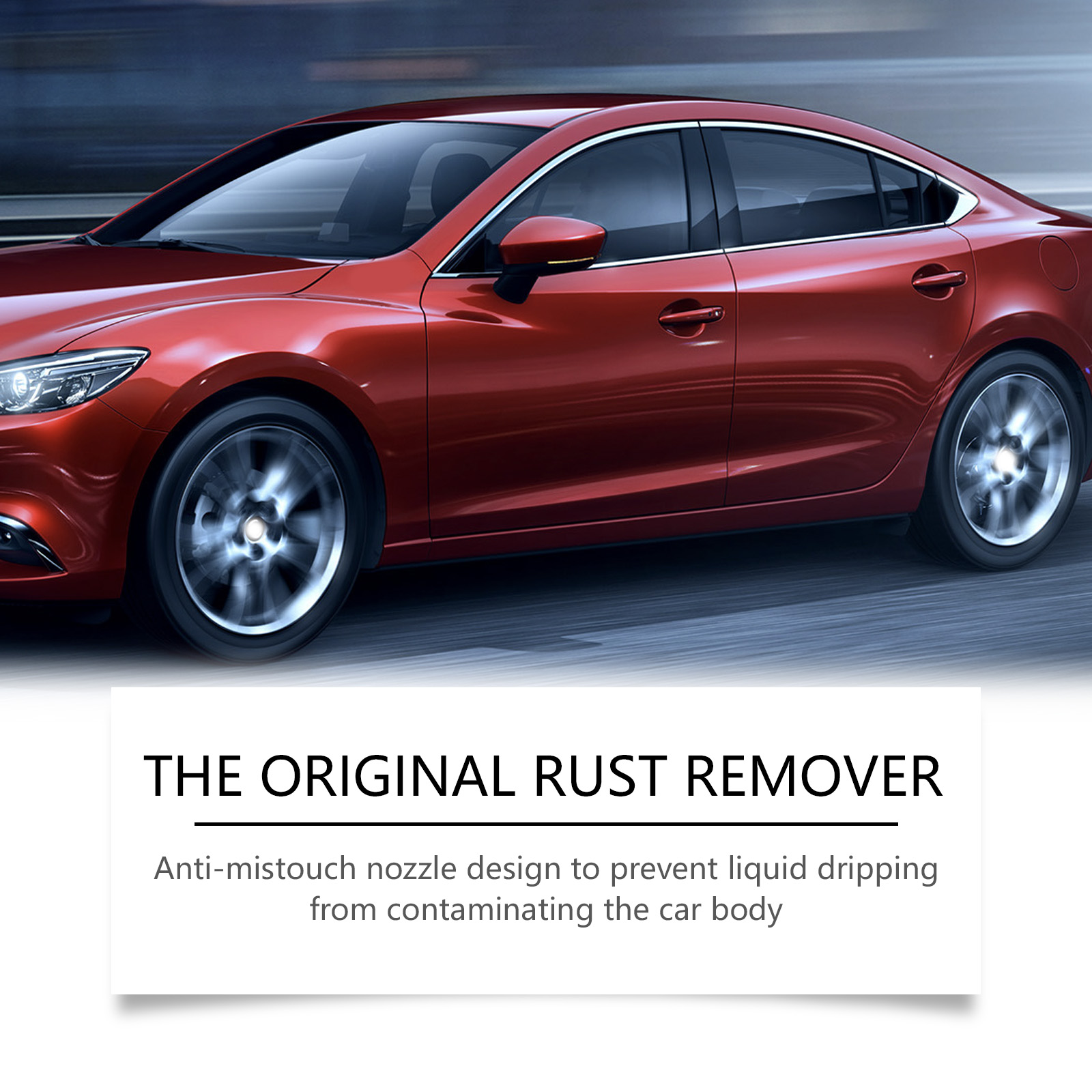 Car Rust Remover Gentle Polishing Mild Cleaning Stain Remover For Automobile
