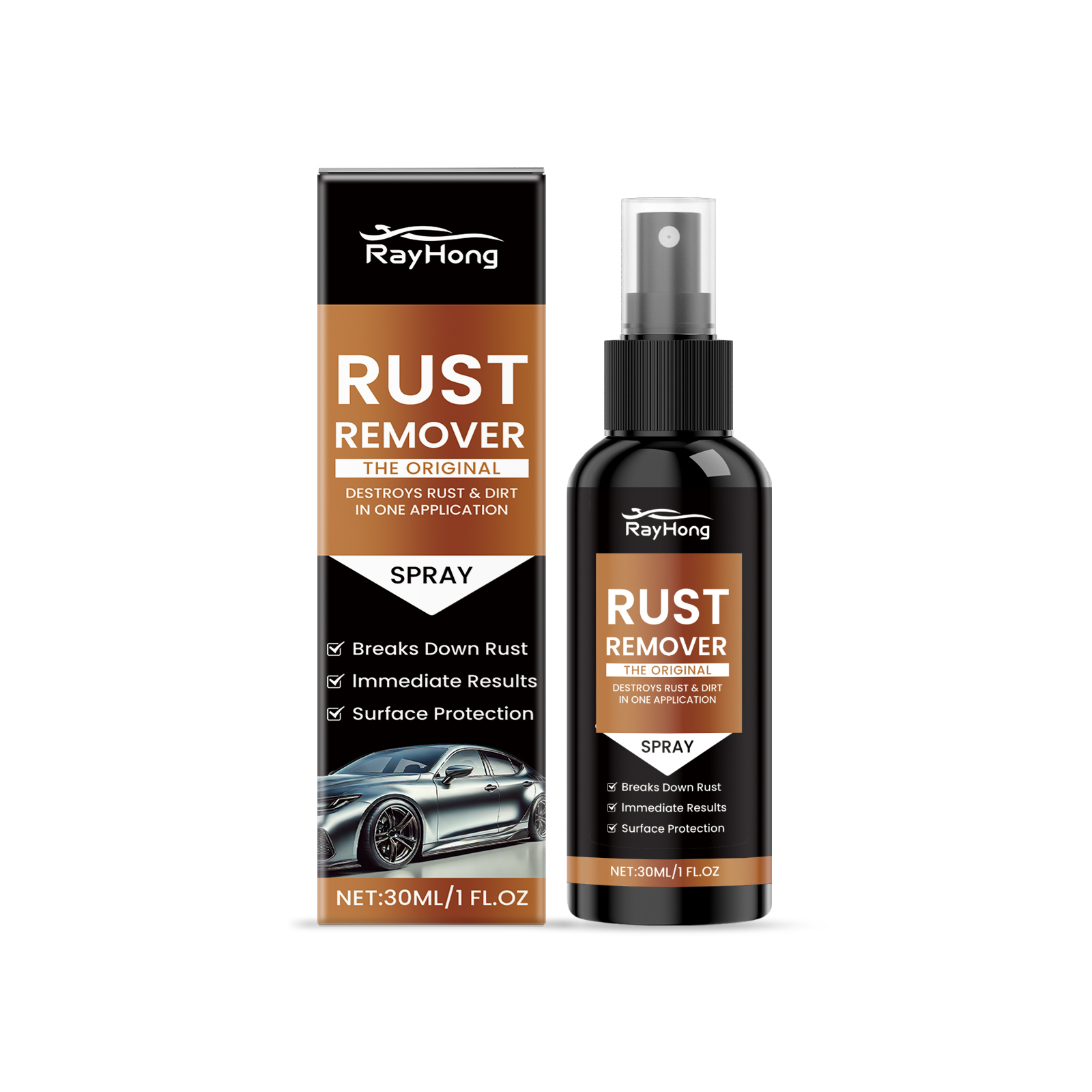 Car Rust Remover Gentle Polishing Mild Cleaning Stain Remover For Automobile