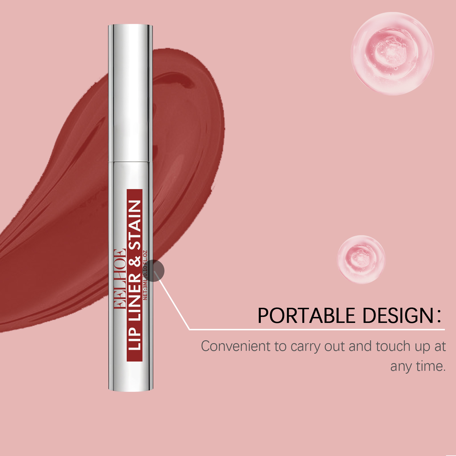 Peel Off Lip Gloss Series Natural Easy Coloring Colorful Brightening Pigmented Moisturizing Multi Shade Lip Liner Pencil