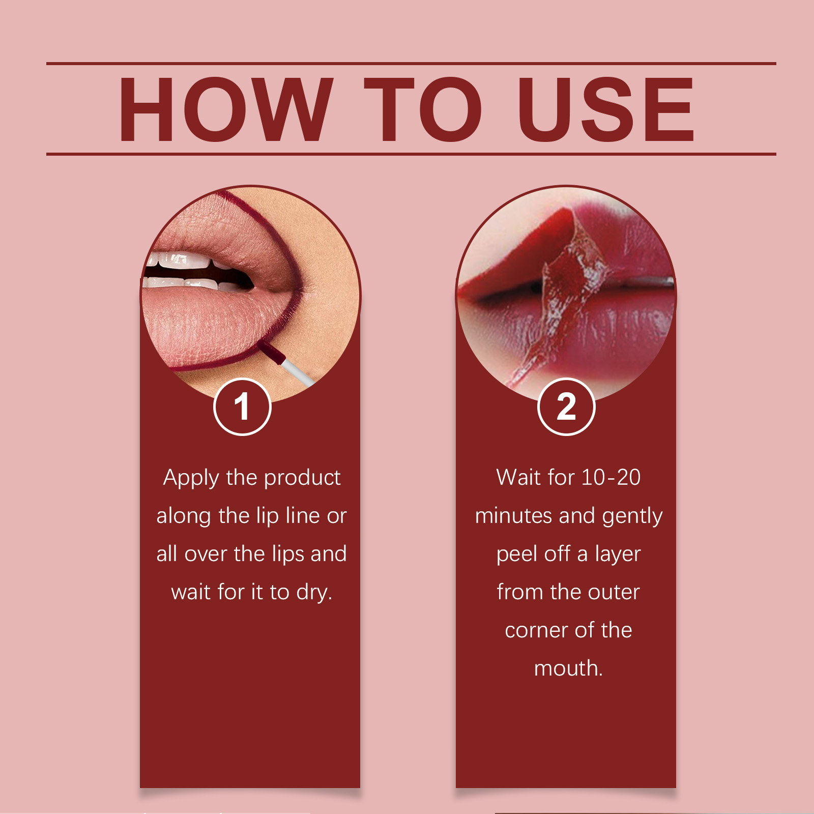 Peel Off Lip Gloss Series Natural Easy Coloring Colorful Brightening Pigmented Moisturizing Multi Shade Lip Liner Pencil