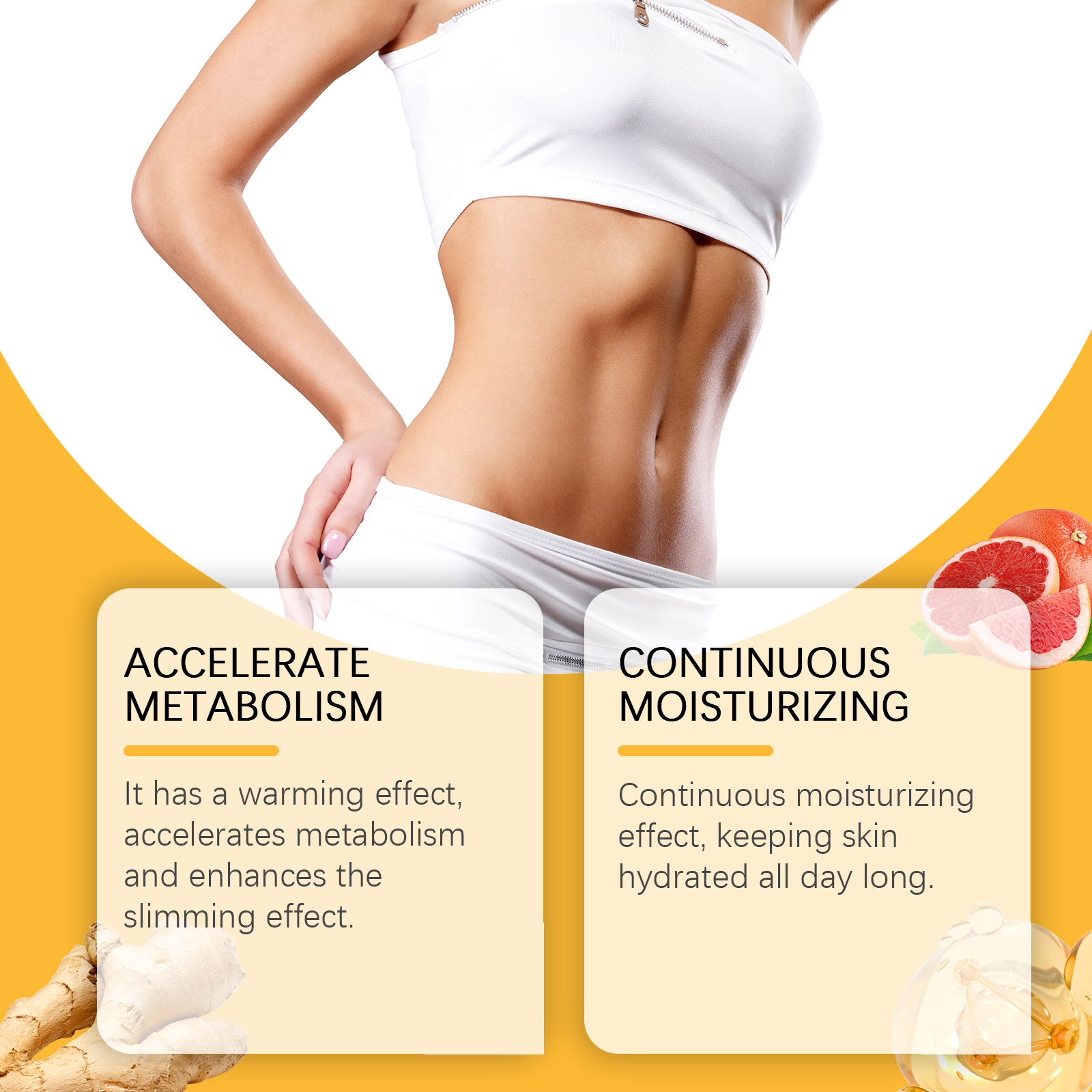Body Shaping Cream Skin Moisturizing Massage Care Firming Arms Show Slender Figure Care